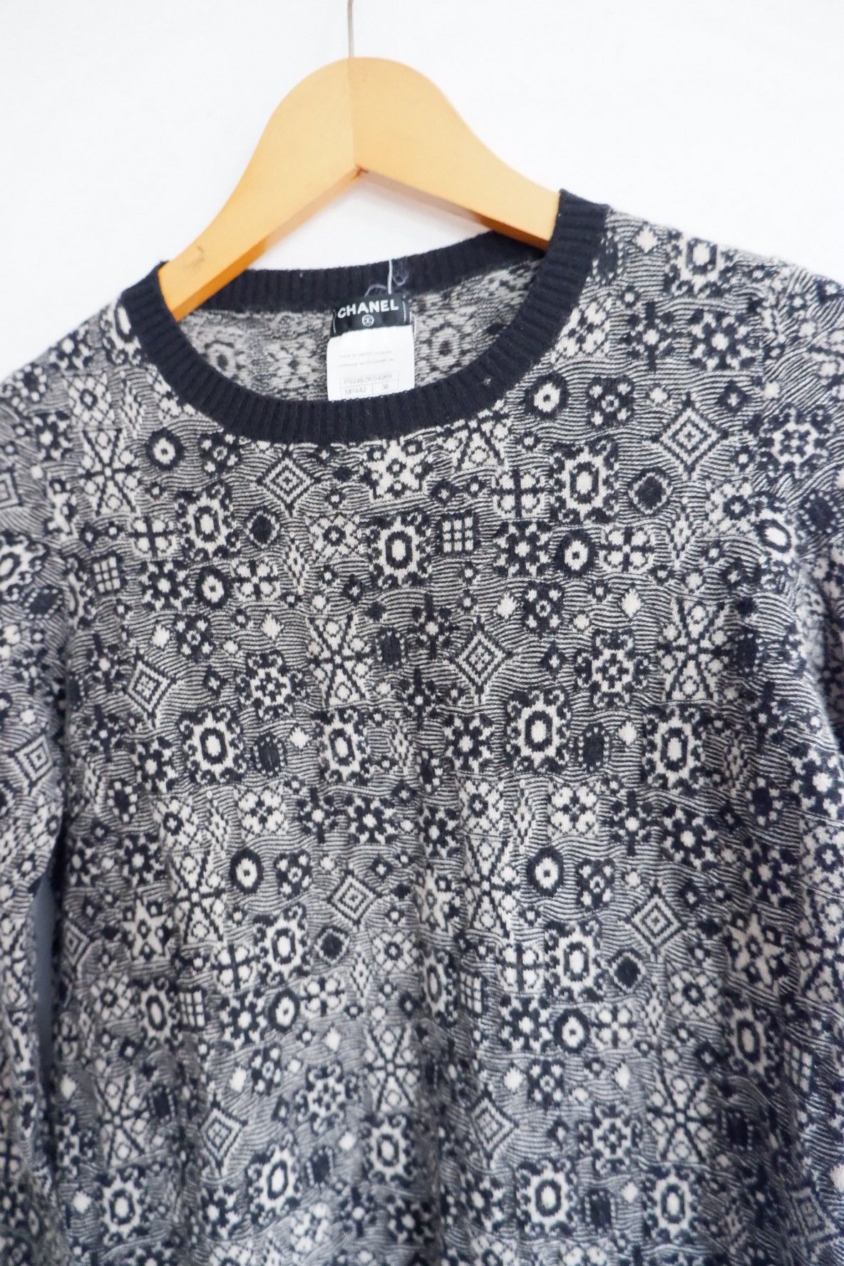 Chanel CHANEL JACQUARD Cashmere Knitwear Size US S / EU 44-46 / 1 - 2 Thumbnail