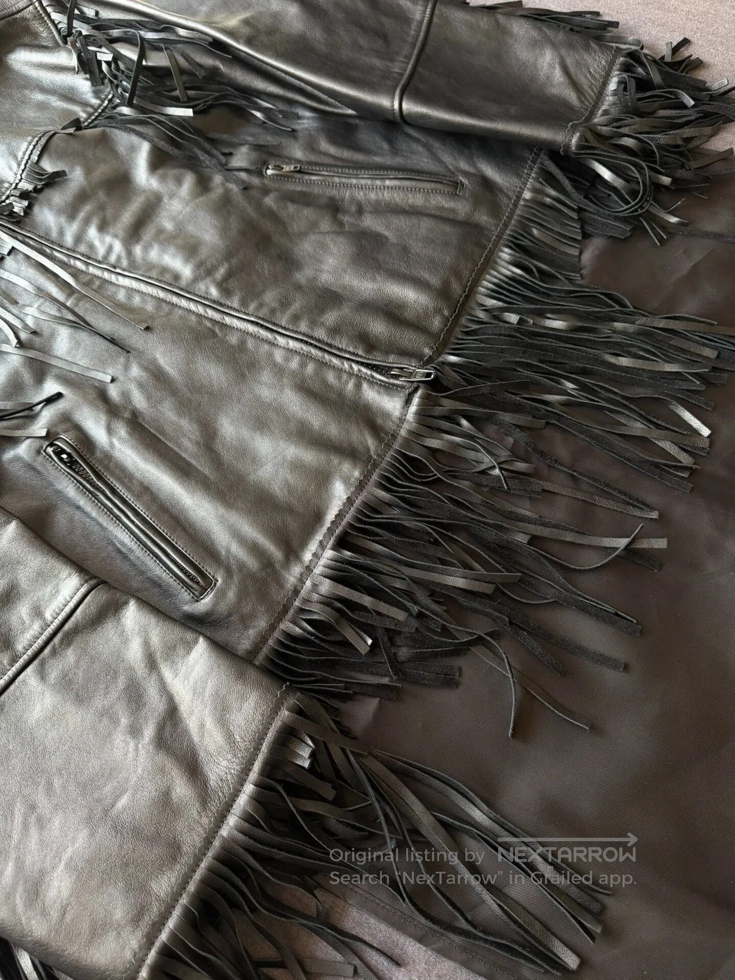 Balenciaga Balenciaga Fringed Leather Jacket. Size XS / US 0-2 / IT 36-38 - 2 Thumbnail