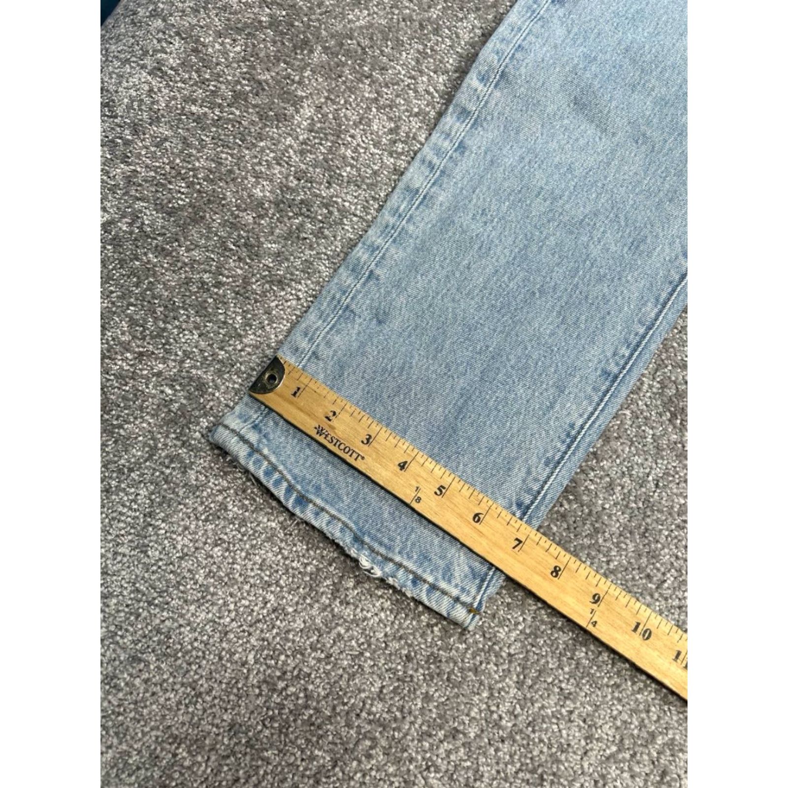 Abercrombie & Fitch Abercrombie & Fitch Jeans Mens 32 Blue Cotton Denim 30x33 Straight 5-Pocket Design Regular Modern Vintage No Size US 32 / EU 48 - 6 Thumbnail