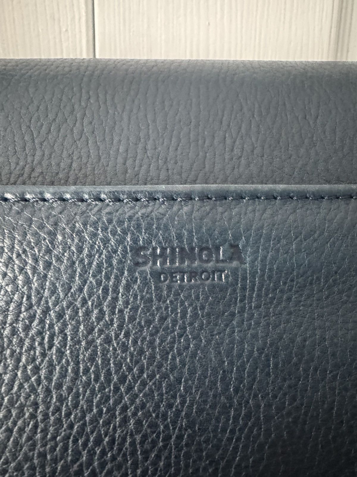 Shinola Shinola Blue Leather Shoulder Messenger Flap Bag Size ONE SIZE - 9 Thumbnail