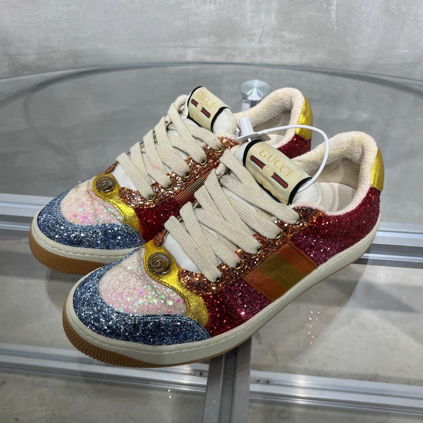 Gucci Gucci Screener Lovelight Color Sneakers Wmns 37 Size US 7 / IT 37 - 2 Thumbnail