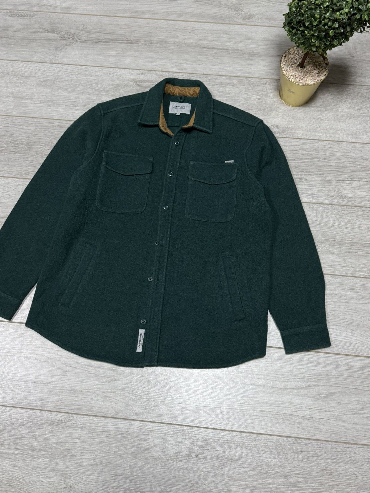 Carhartt Wip Carhartt WIP Milner Wool Shirt Jacket overshot Size US M / EU 48-50 / 2 - 2 Thumbnail