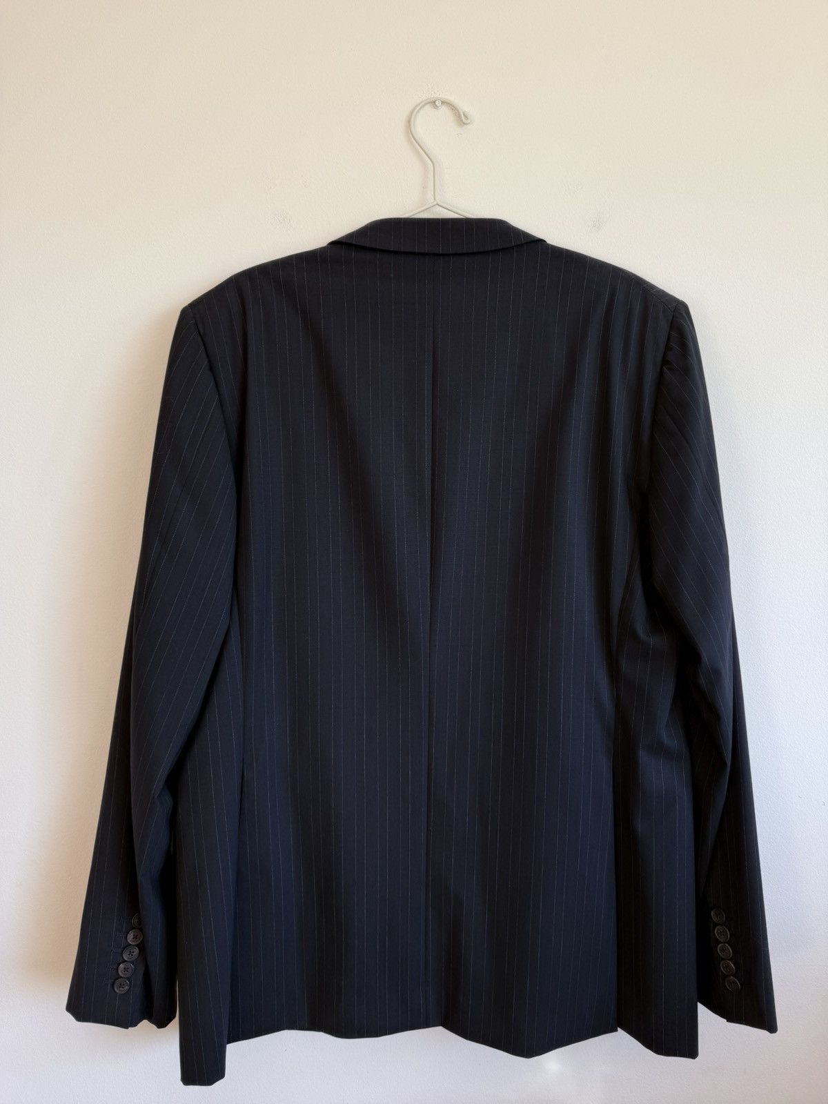 Gucci Gucci Navy Wool Stripes Suit 54 Size 54R - 8 Thumbnail