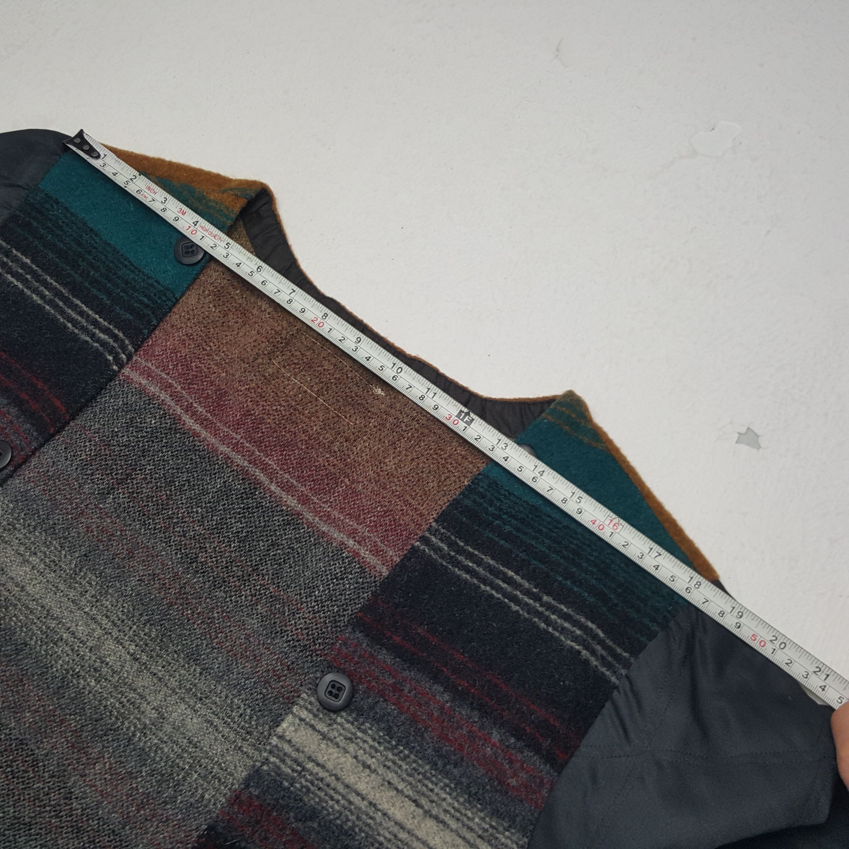 L.L. Bean × Vintage Vintage L.L. Bean Wool Striped Lining Jacket Size US M / EU 48-50 / 2 - 6 Thumbnail