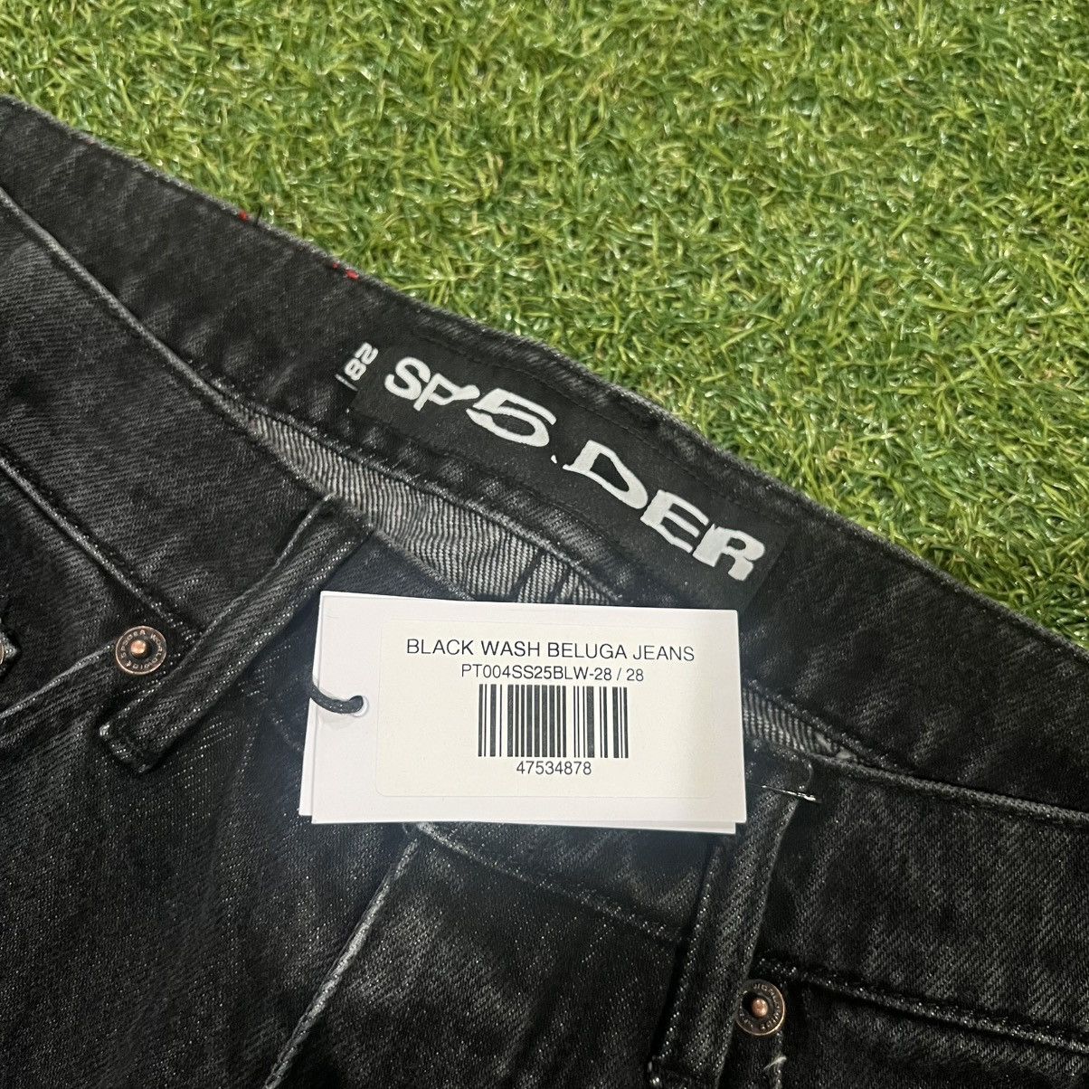 Sp5der Sp5der Beluga Black Wash Denim Size 28 Size US 28 / EU 44 - 4 Thumbnail