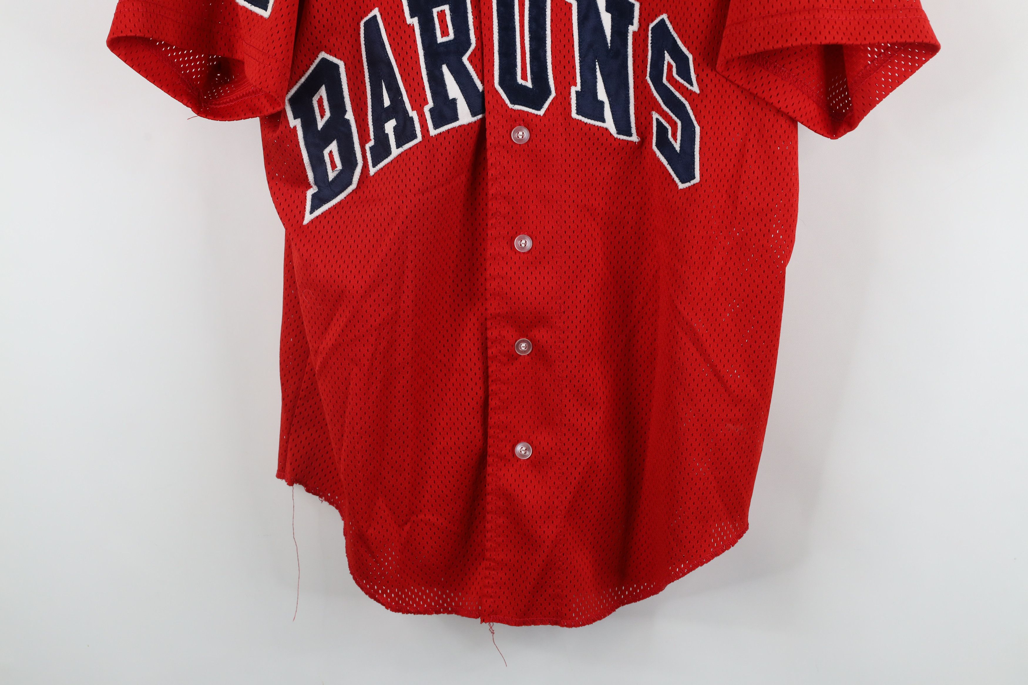 Vintage Vintage 90s Out Toledo Barons Mesh Baseball Jersey Red USA Size US M / EU 48-50 / 2 - 3 Thumbnail
