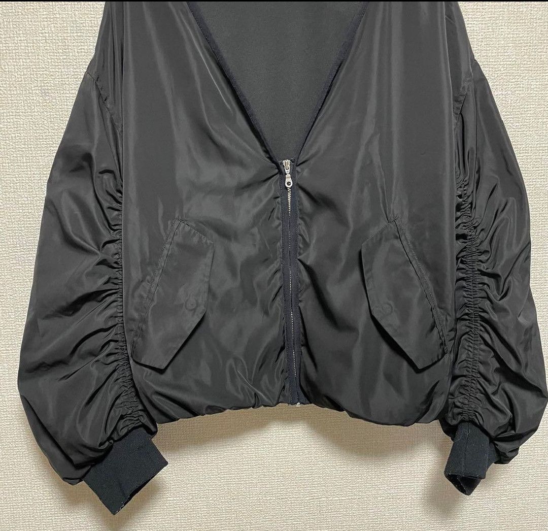 GOA Alicia PAGEBOY V-Neck Collarless Jacket Size M / US 6-8 / IT 42-44 - 3 Thumbnail