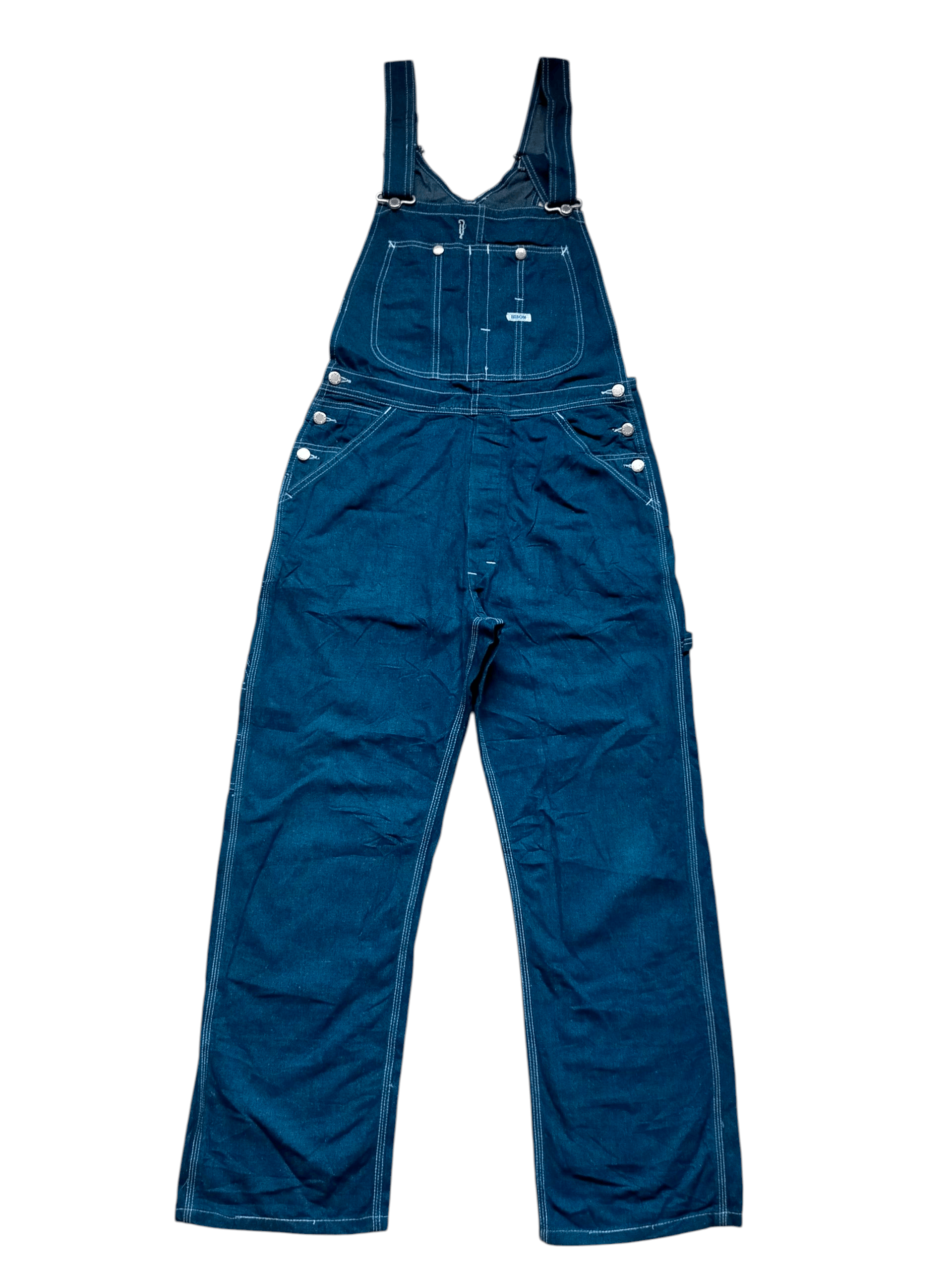 Vintage Vintage 80s Overalls Bison Carpenter Worker Jeans Size US 34 / EU 50 - 1 Thumbnail