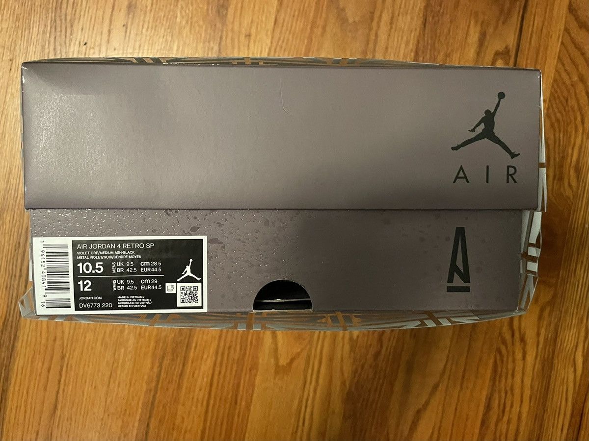 A Ma Maniere × Jordan Brand × Nike A Ma Maniere Air Jordan Retro 4 Size 10.5 Size US 10.5 / EU 43-44 - 10 Thumbnail
