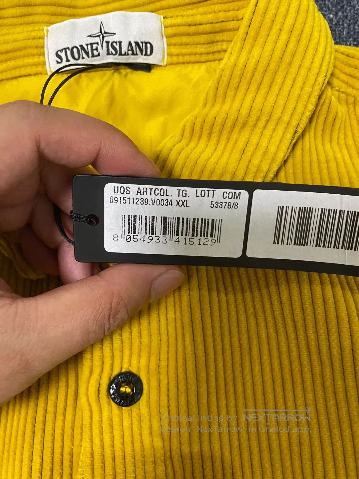 Stone Island Stone Island Corduroy Jacket. Size US XXL / EU 58 / 5 - 3 Thumbnail