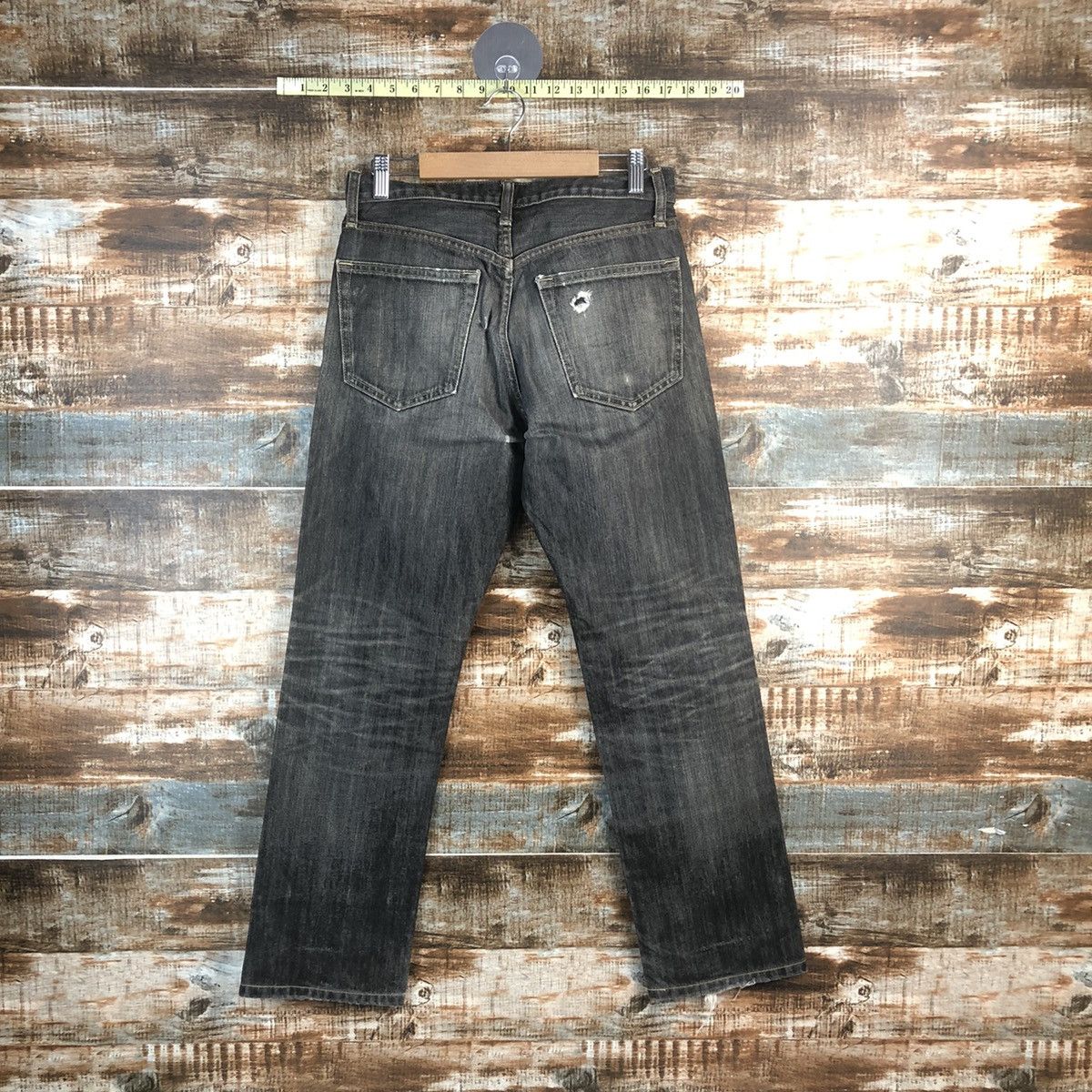 Japanese Brand DL Uniqlo Black Denim Pants #C272 Size US 29 - 12 Thumbnail
