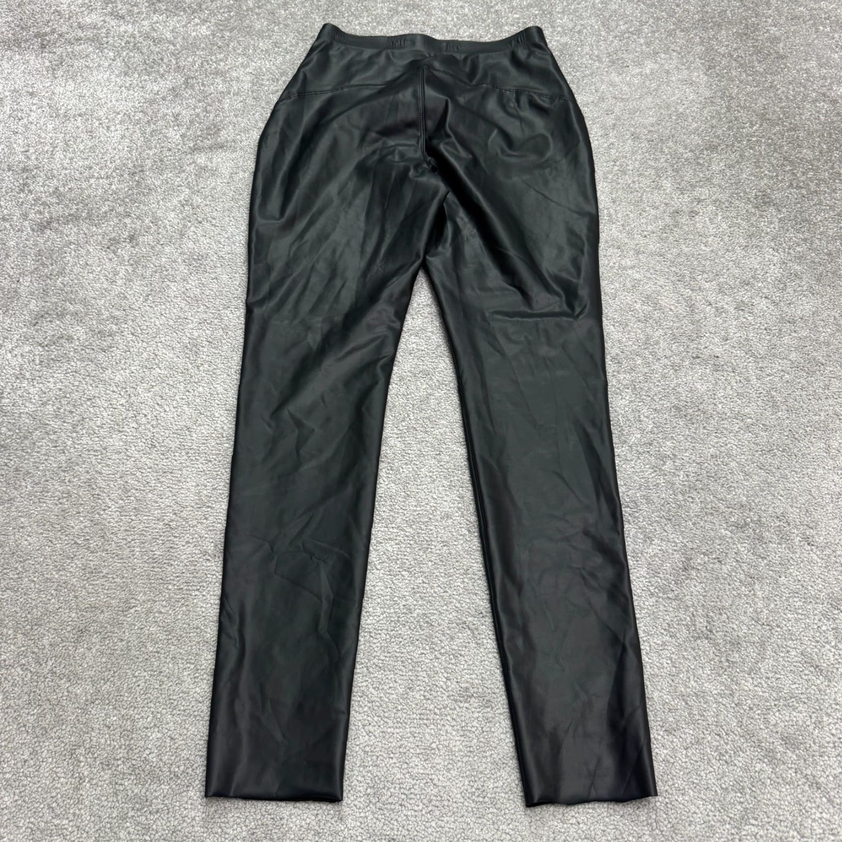 Akira Akira Faux Leather High Rise Skinny Leggings Pants Womens Black 26x28 Size 32" / US 10 / IT 46 - 2 Thumbnail