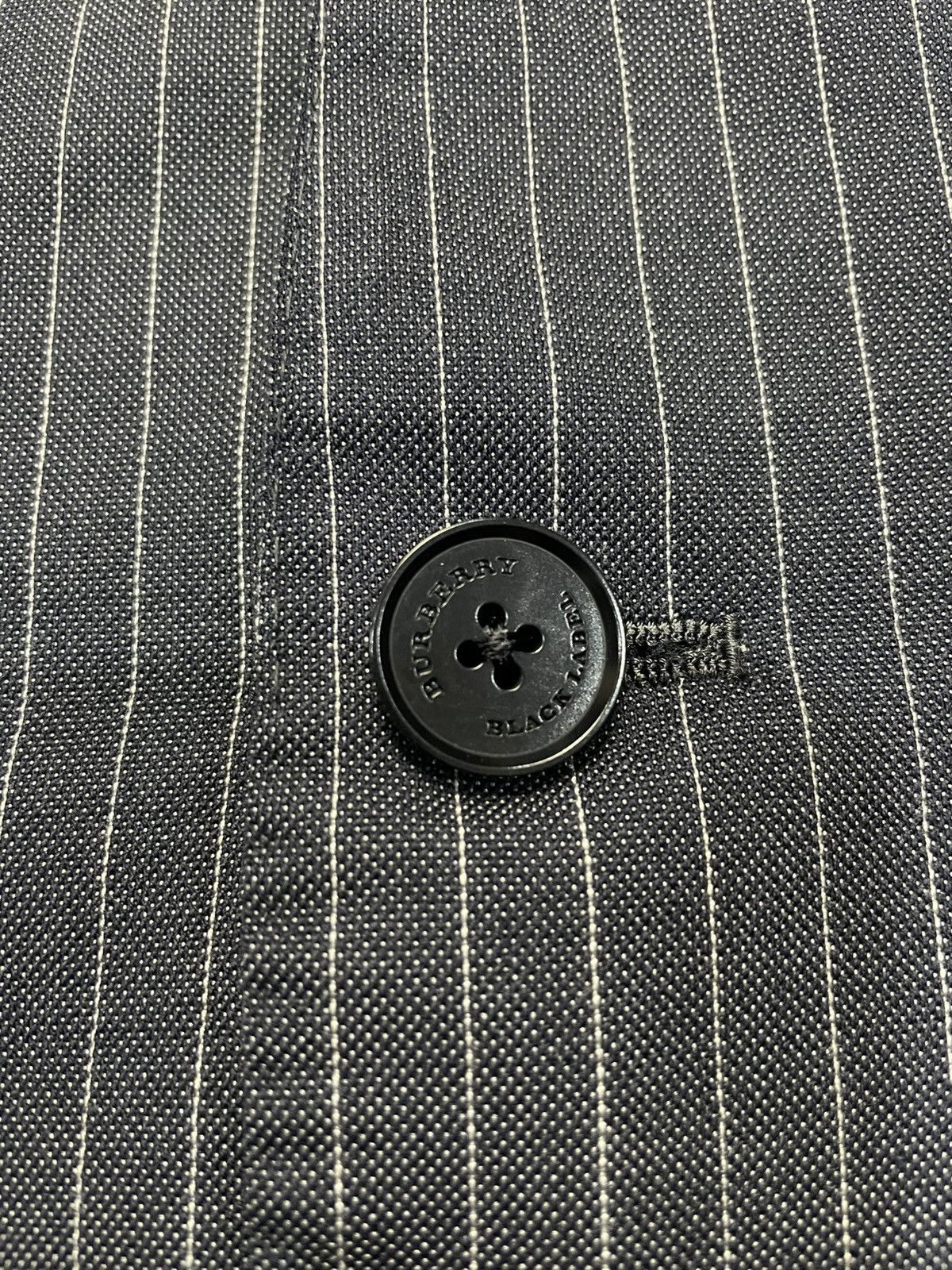 Burberry Burberry Black Label Pinstripe Blazer Size 40R - 3 Thumbnail