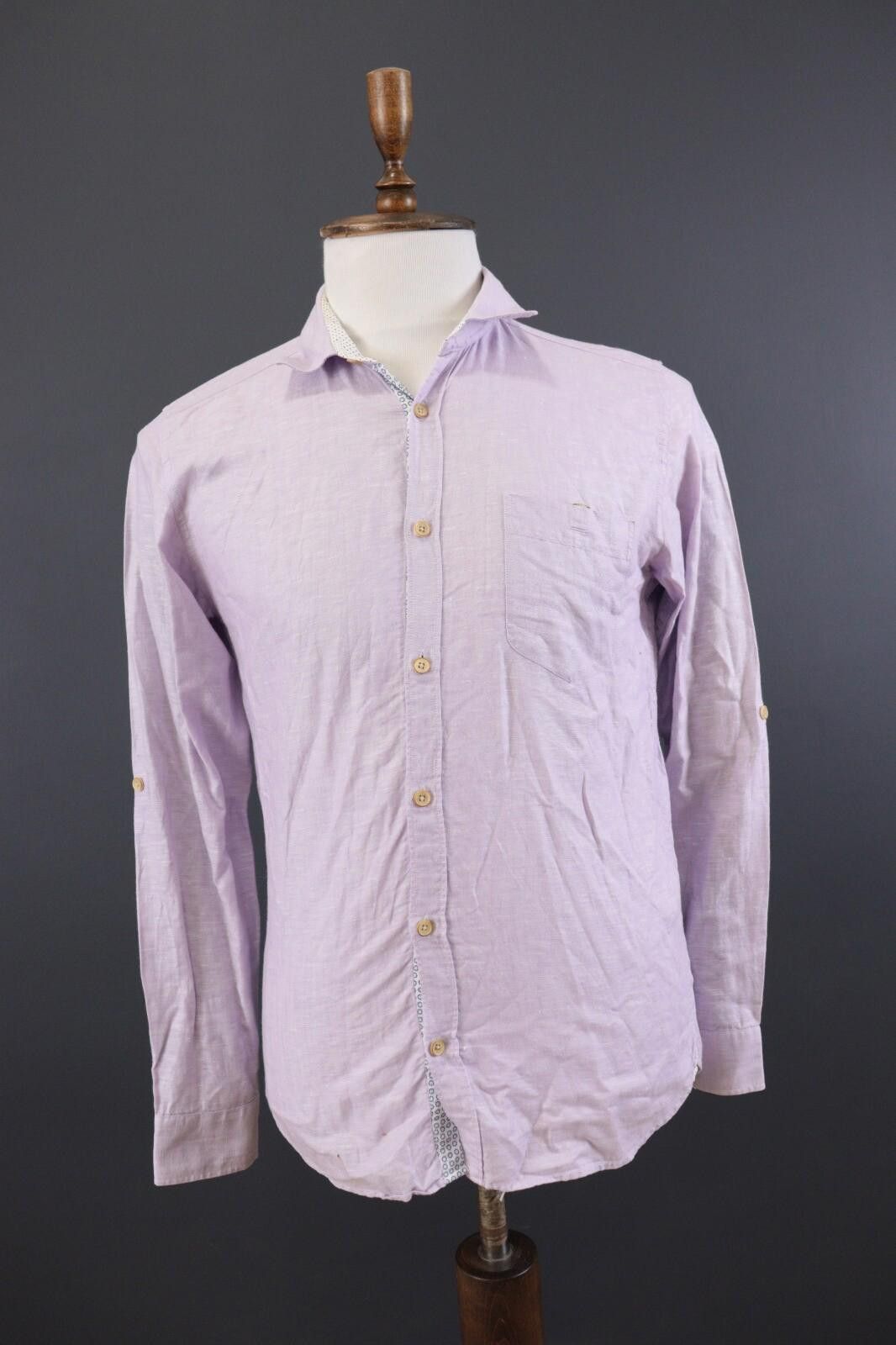 Ted Baker Ted Baker London Luxury Pink Dress Shirt Size 3 Size US M / EU 48-50 / 2 - 1 Thumbnail