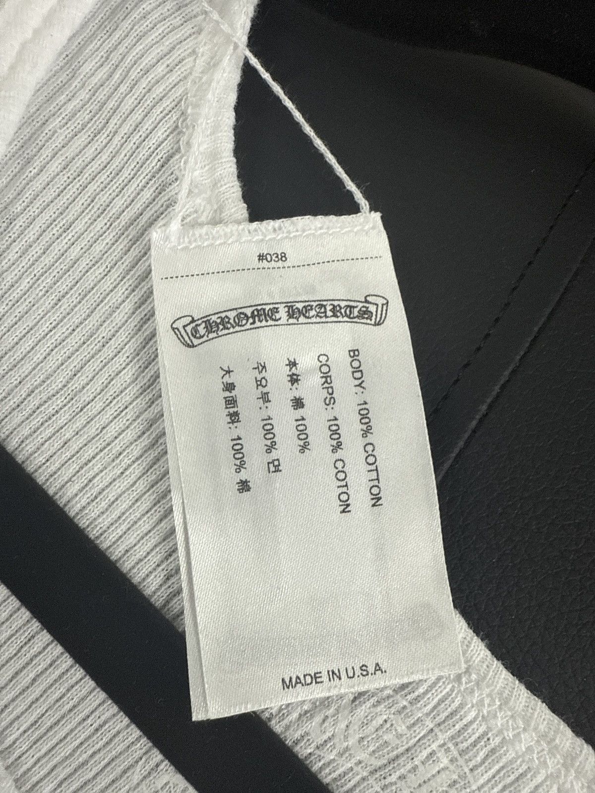 Chrome Hearts CHROME HEARTS SCROLL TANK TOP WHITE Size M / US 6-8 / IT 42-44 - 7 Thumbnail