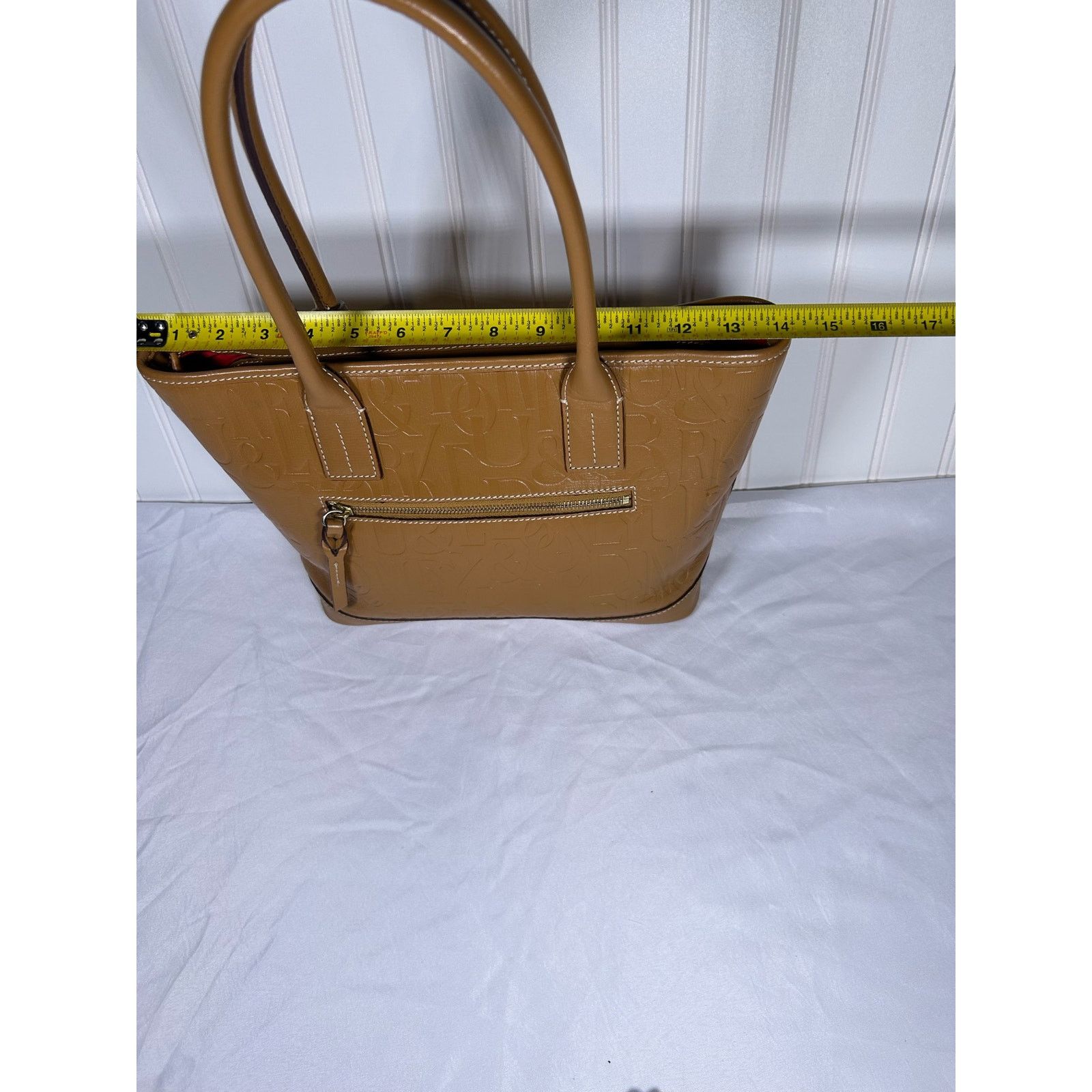Dooney & Bourke DOONEY and Bourke Retro Tote embossed leather small russel Size ONE SIZE - 8 Thumbnail