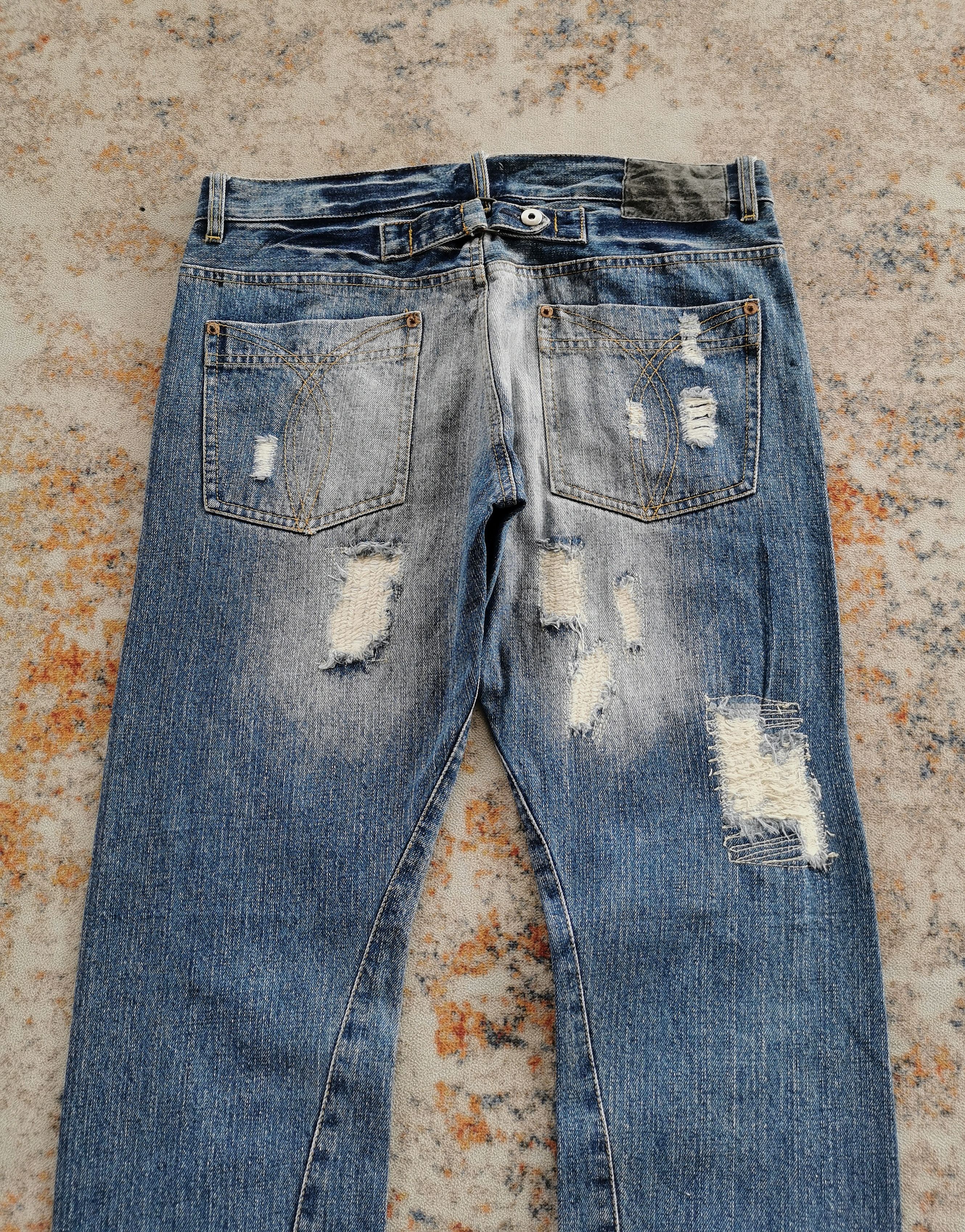 Tornado Mart Twisted Jeans Size 32'x30.5' Size US 32 / EU 48 - 11 Thumbnail