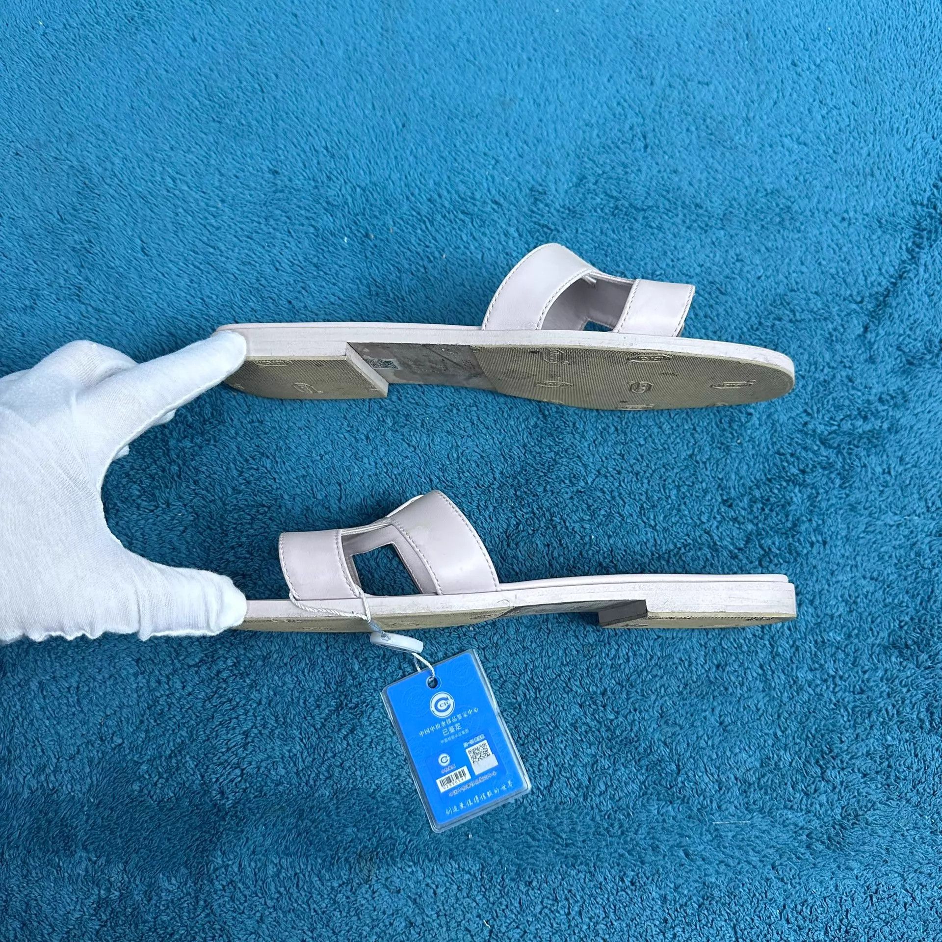 Hermes Hermès Oran Rose Pink Sandals EU 38.5 Mint Size US 8 / IT 38 - 2 Thumbnail