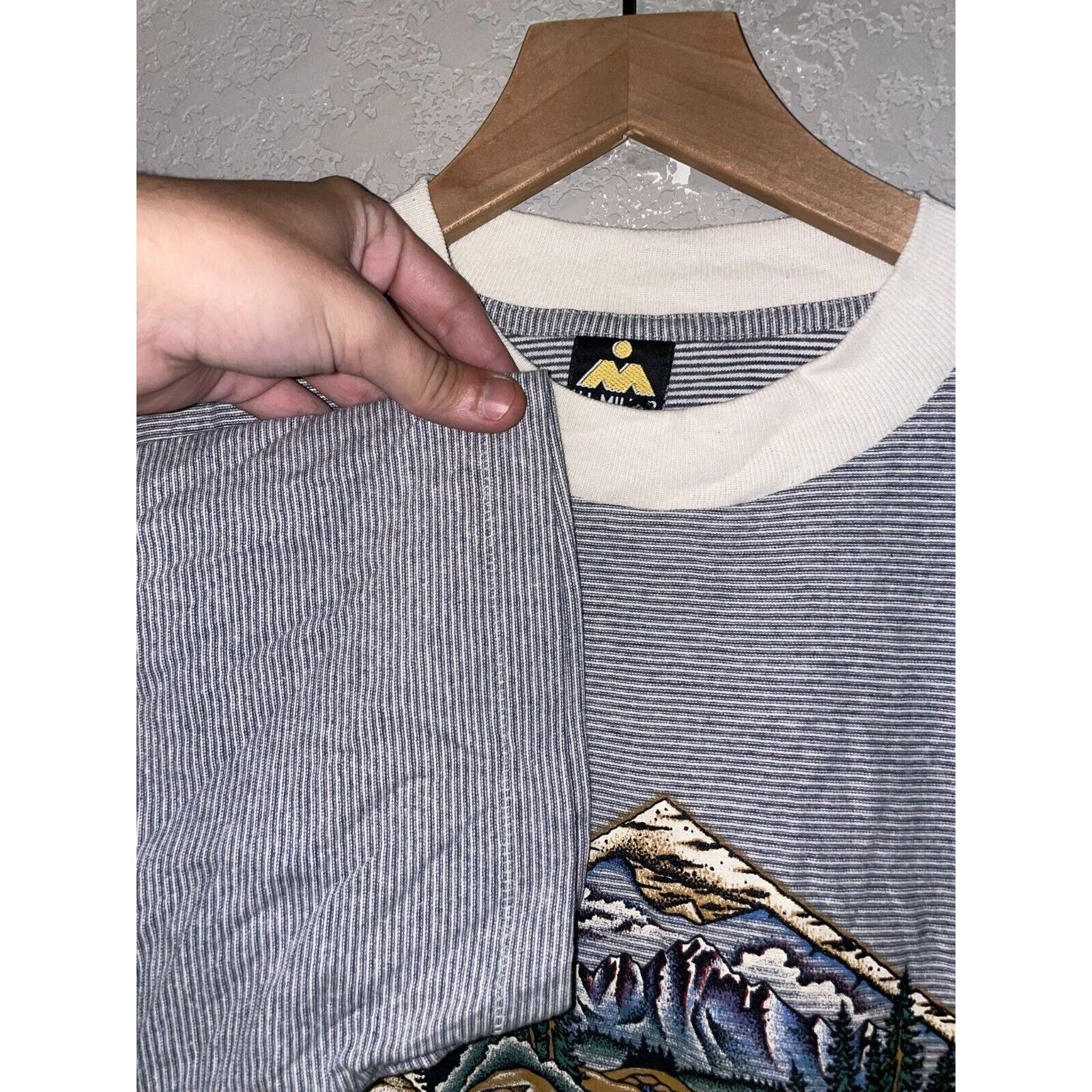 Vintage 90s Vintage MT Montana Last Best Place Shirt Tee VTG L 1990s Size US L / EU 52-54 / 3 - 7 Thumbnail