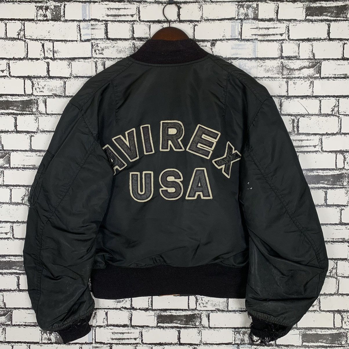 Avirex Avirex American Military Bomber Jacket Avirex Flight Jacket Size US L / EU 52-54 / 3 - 1 Thumbnail