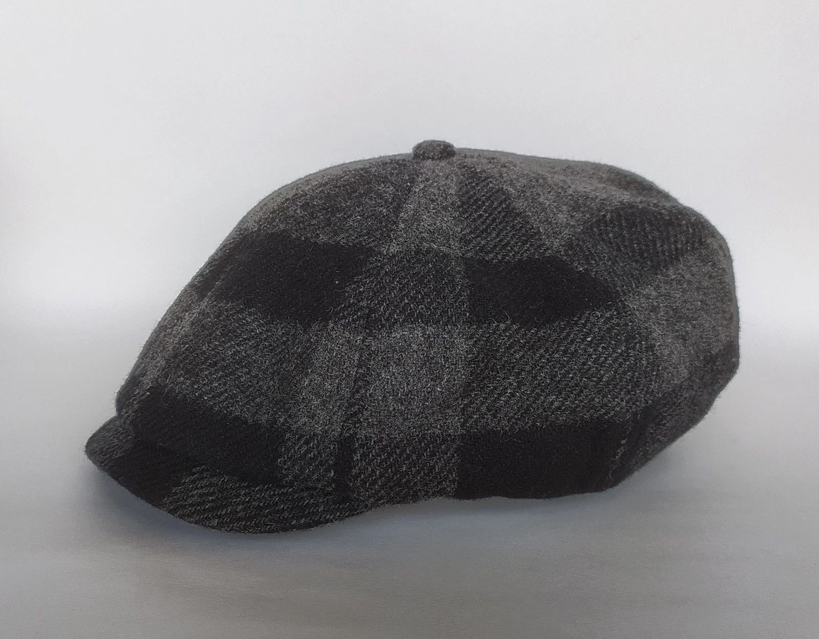RRL Ralph Lauren DOUBLE RL Plaid Wool Twill Newsboy Cap T/3026 Size ONE SIZE - 3 Thumbnail
