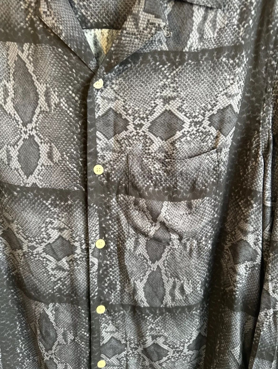 Allsaints All Saints Viper Long Sleeve Shirt Black M BNWT Size US M / EU 48-50 / 2 - 3 Thumbnail