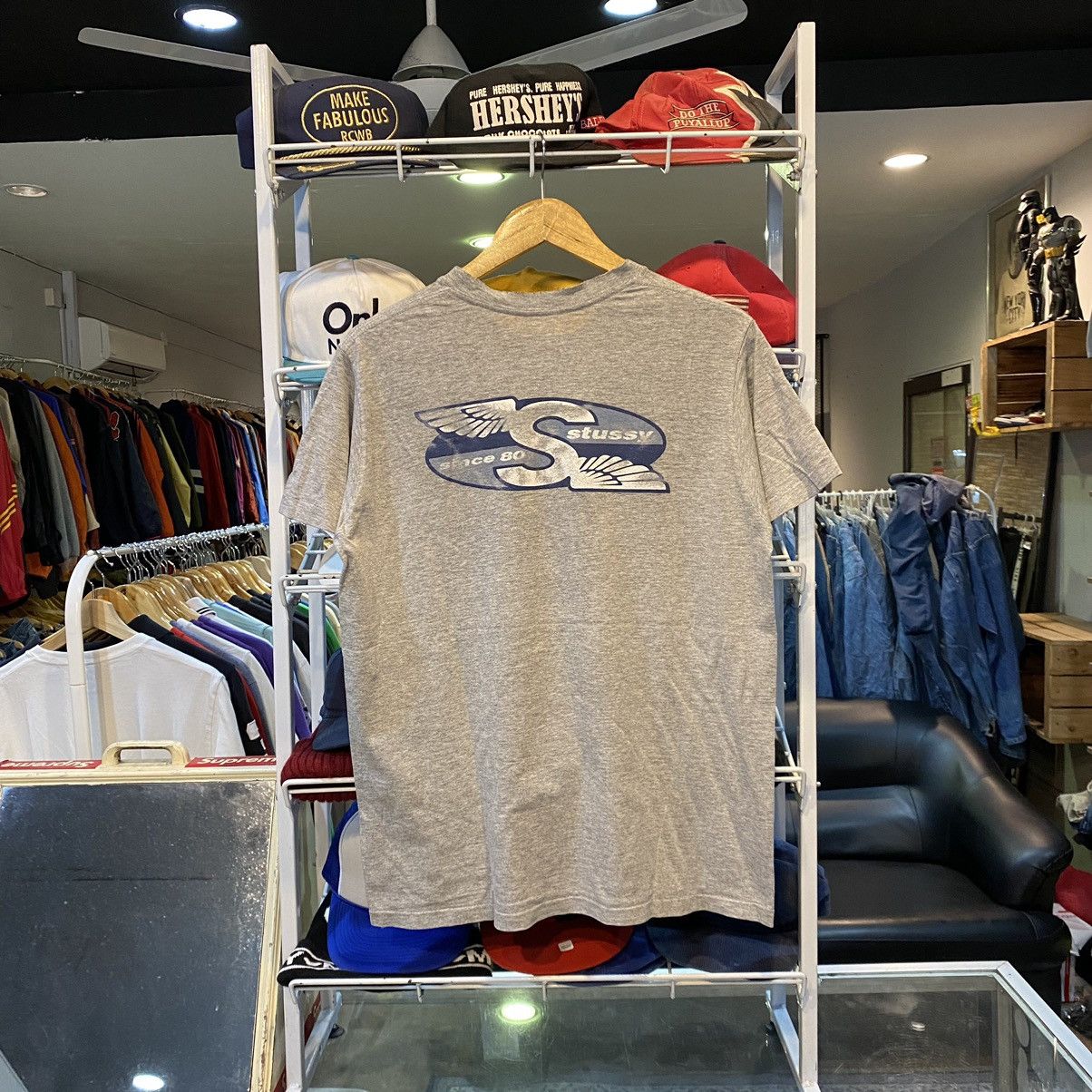 Stussy 💥VERY RARE💥 90’s OG STÜSSY WINGS Distress Tee Size US L / EU 52-54 / 3 - 1 Thumbnail