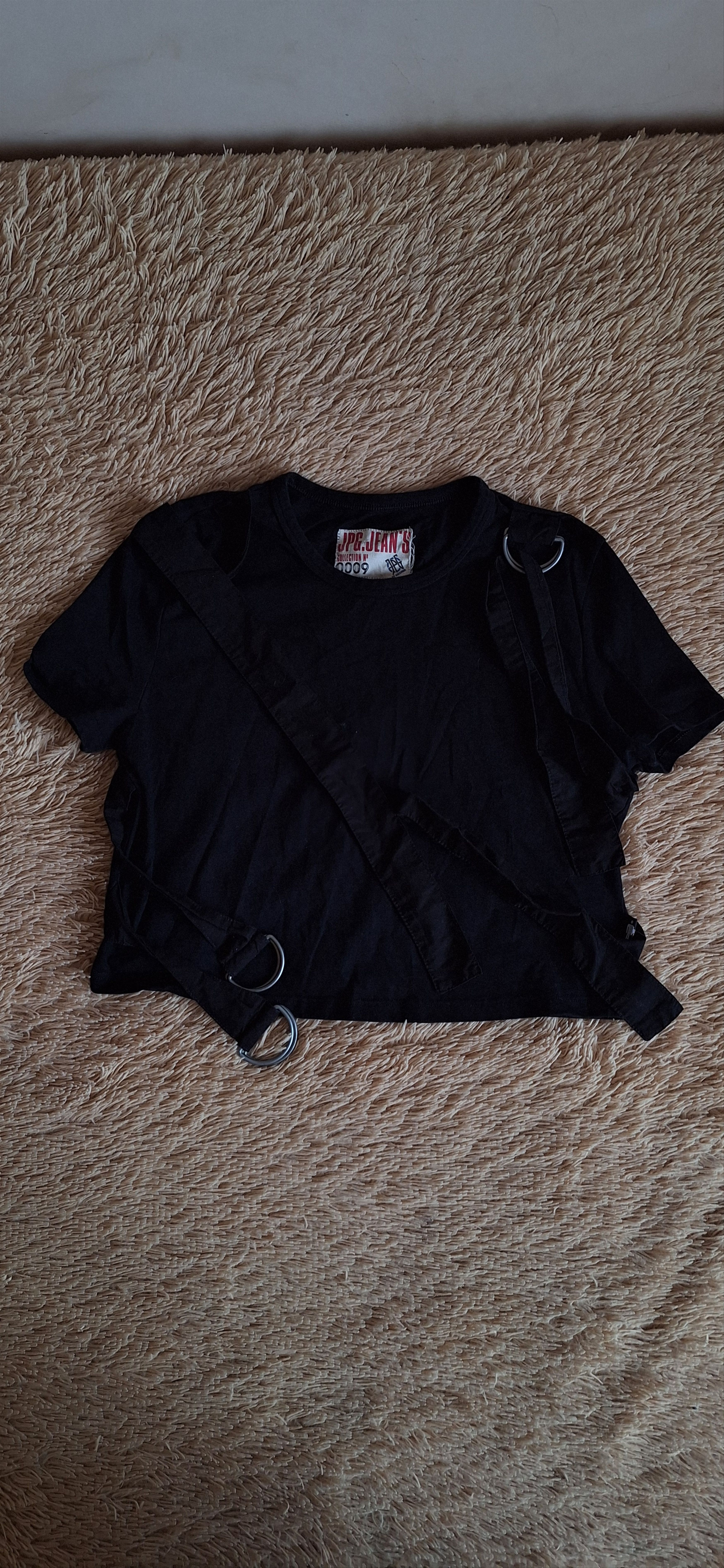 Jean Paul Gaultier Crop Top – JPG Jean’s by Gaultier Collection No. 0009. Size L / US 10 / IT 46 - 1 Thumbnail