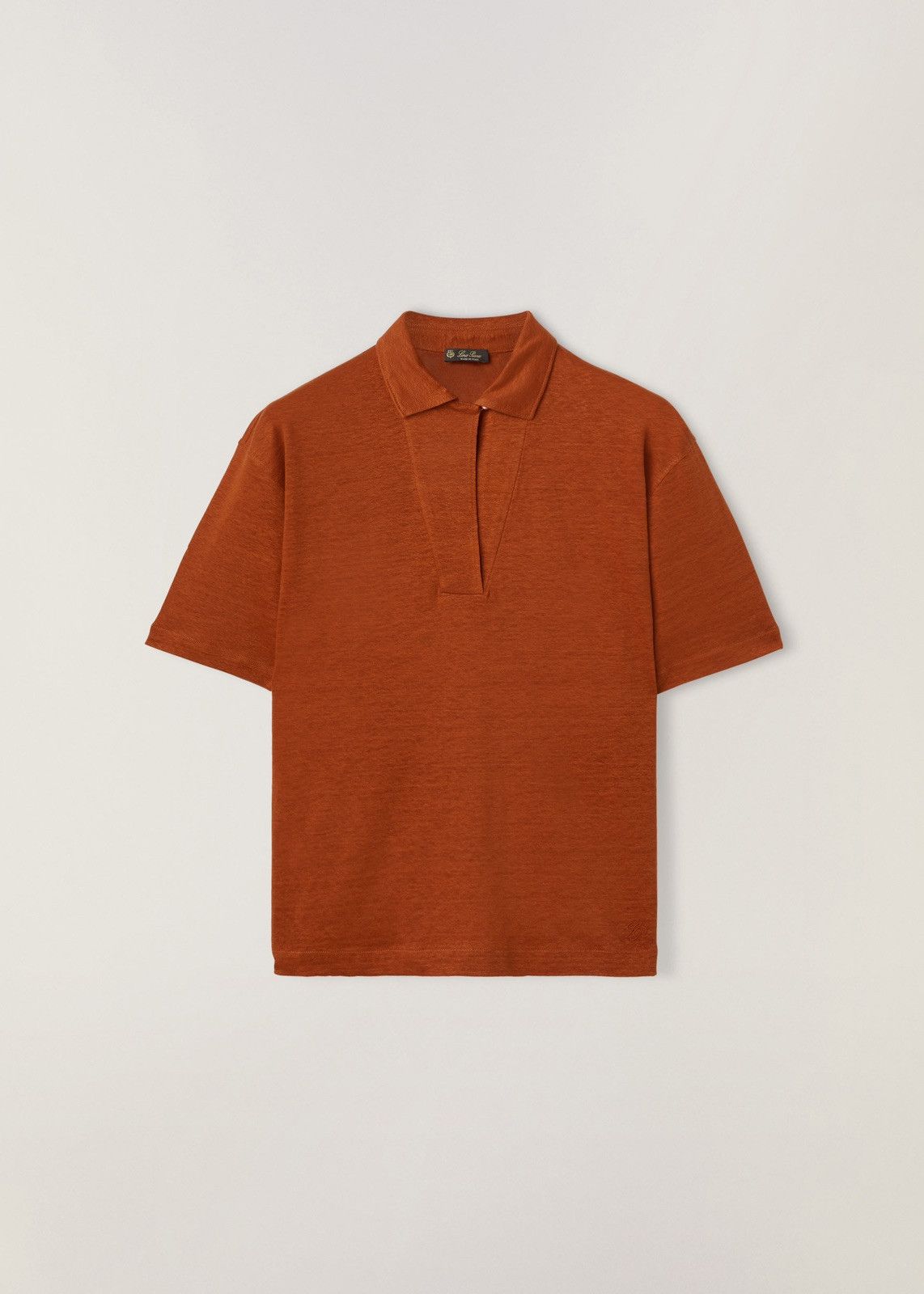 image of Loro Piana O1Srvl11E0424 Polo In Brown, Women's (Size Medium)