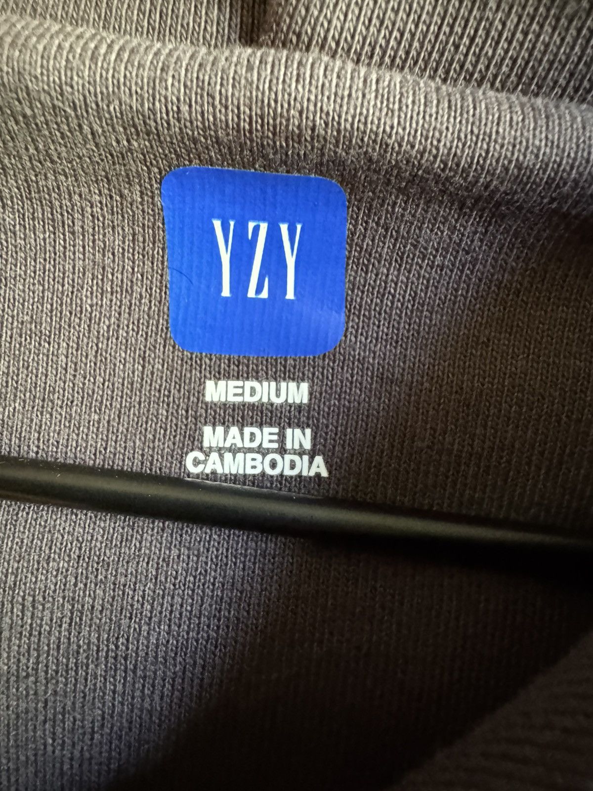 Balenciaga × Gap × Kanye West Yeezy Gap Balenciaga Logo Shrunken Hoodie Dark Grey Size US M / EU 48-50 / 2 - 5 Thumbnail