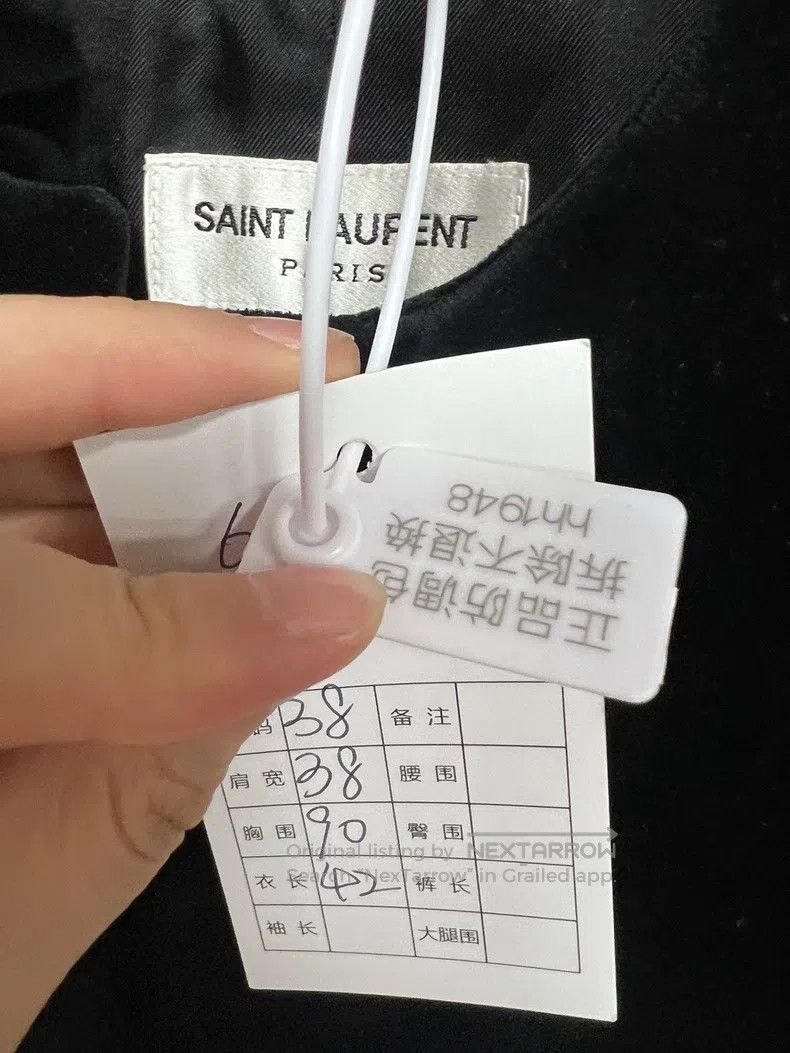 Saint Laurent Paris Saint Laurent Paris Chain Embellished Short Blazer Size XS / US 0-2 / IT 36-38 - 7 Thumbnail