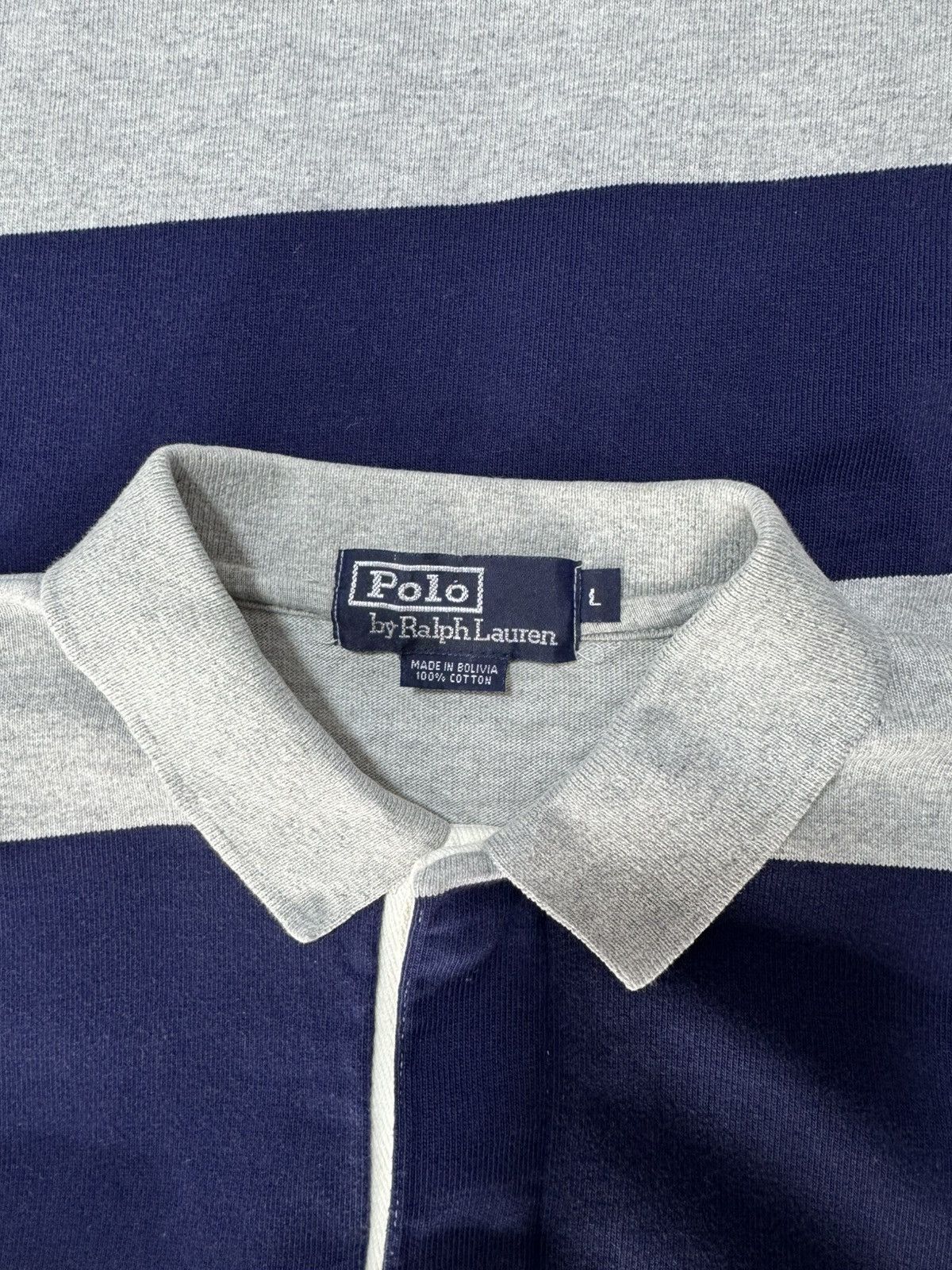 Polo Ralph Lauren Vintage Polo Ralph Lauren Striped Rugby Shirt Size US M / EU 48-50 / 2 - 5 Thumbnail