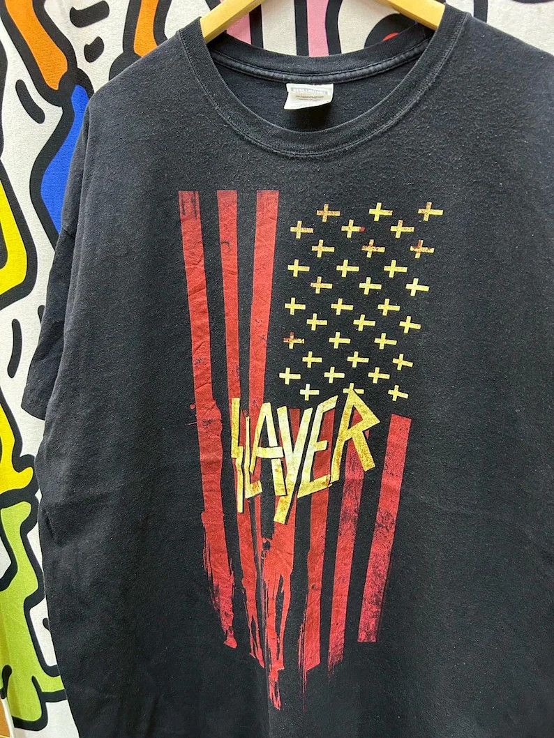 Band Tees Vintage 2000s Slayer tshirt size 2XL Size US XXL / EU 58 / 5 - 1 Thumbnail