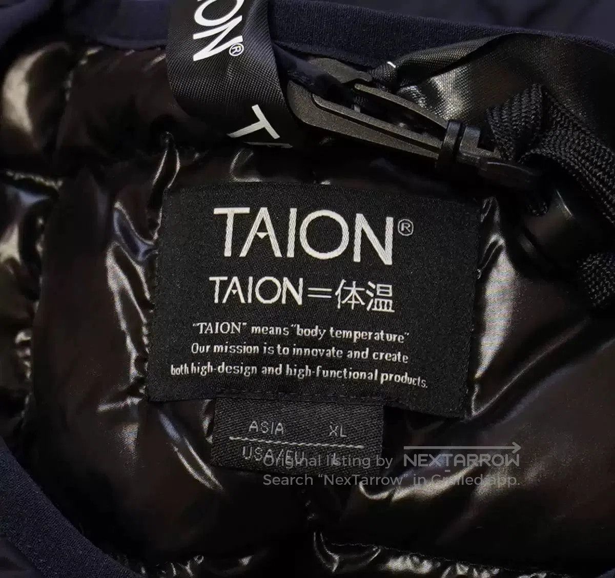 TAION TAION 800 Fill Down Jacket XL. Size US XL / EU 56 / 4 - 4 Thumbnail