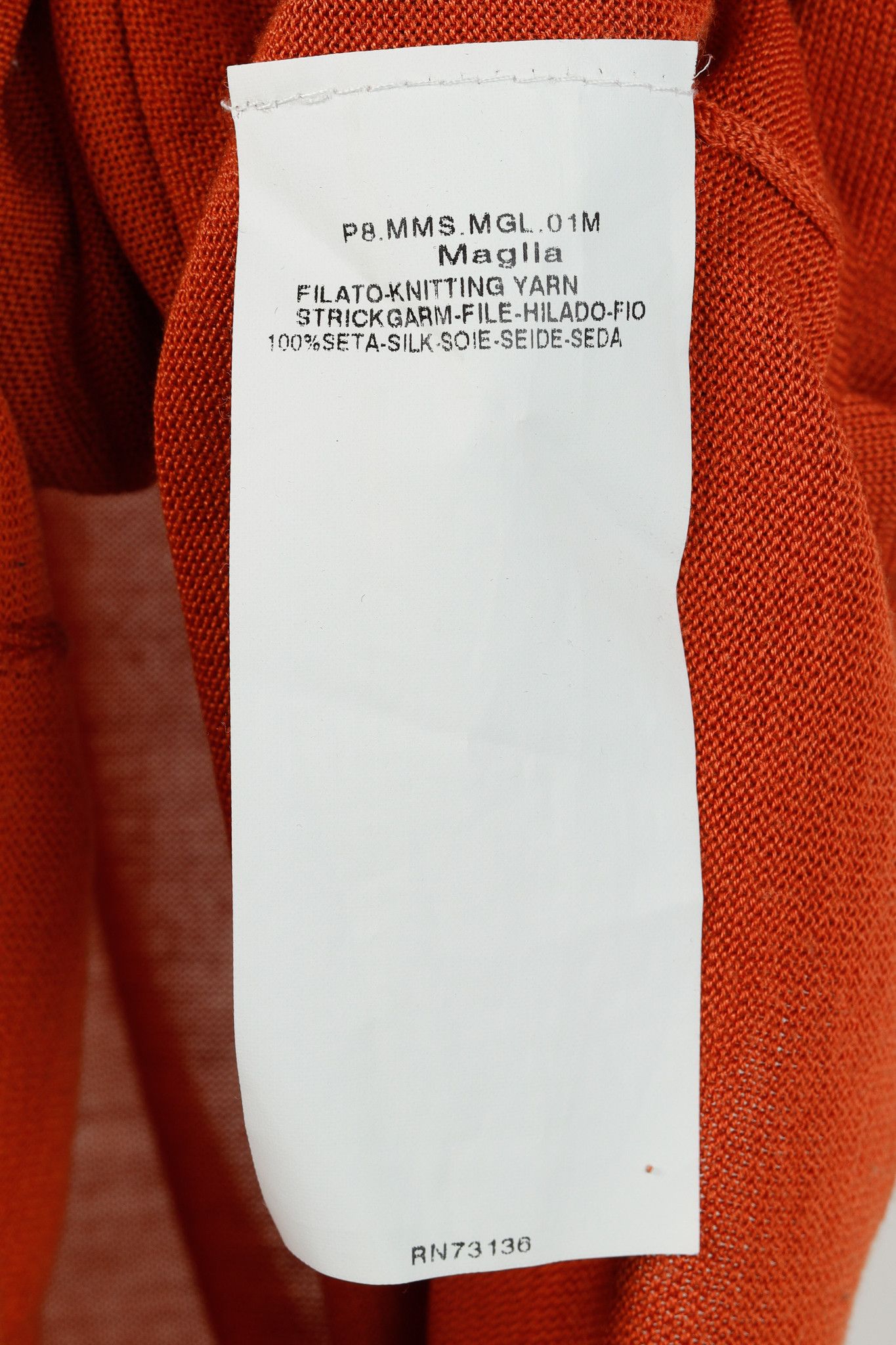 Max Mara 'S Max Mara Burnt Short Dolman Sleeve Silk V-neck Knit Top Size M / US 6-8 / IT 42-44 - 8 Thumbnail