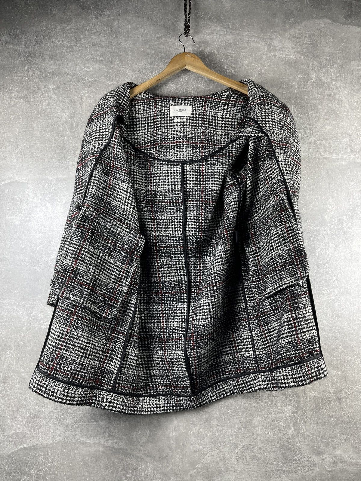 Isabel Marant Etoile Isabel Marant Étoile Tweed Wool Blend Double Breasted Coat Size S / US 4 / IT 40 - 11 Thumbnail