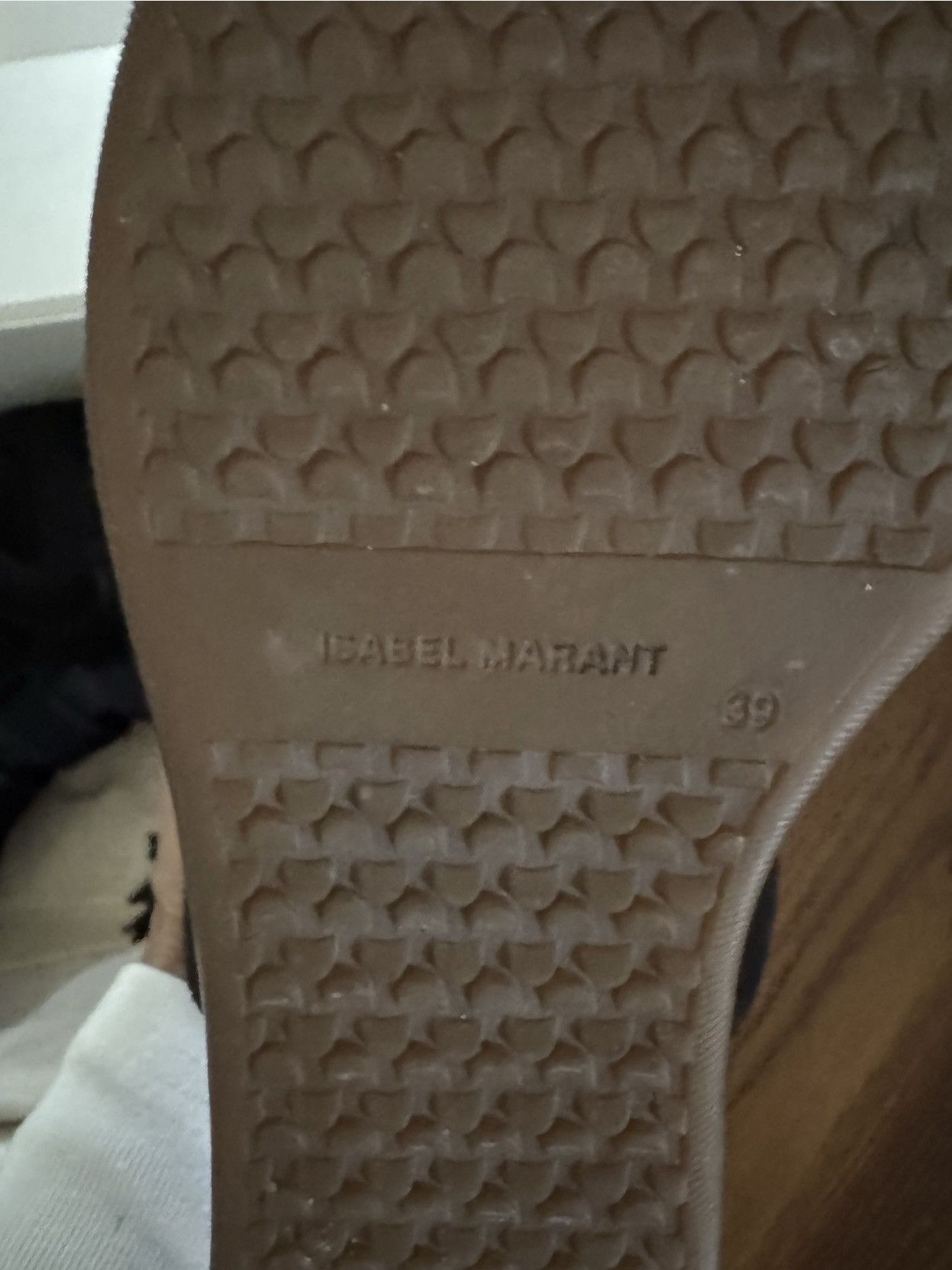 Isabel Marant Isabel Marant Bekett sneakers shoes Washed Black Suede Wedge Size US 9 / IT 39 - 11 Thumbnail