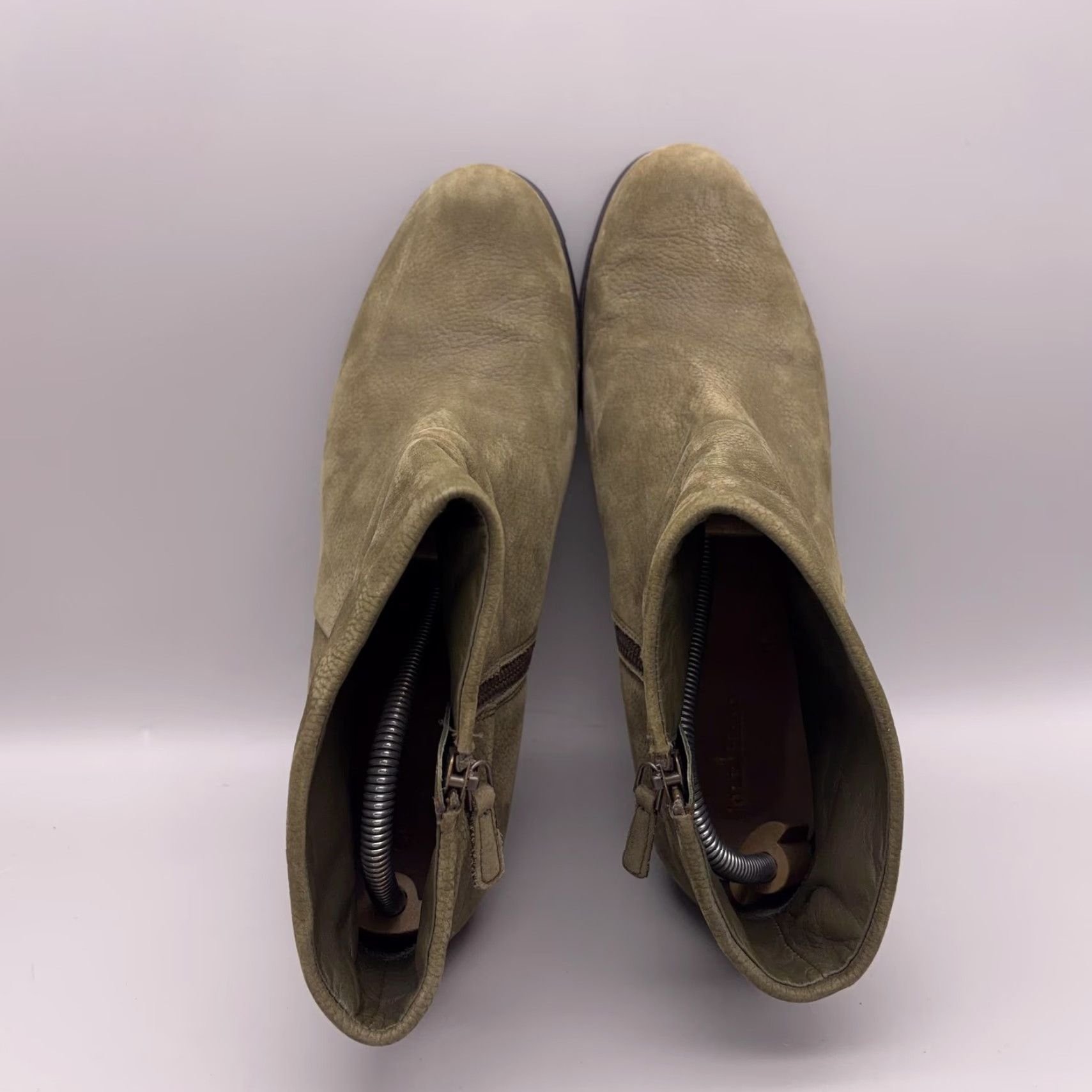 Cole Haan Cole Haan Boots Womens Size 10.5 Green Leather Ankle Booties Block Heel Shoes Casual Size US 11 / IT 41 - 7 Thumbnail