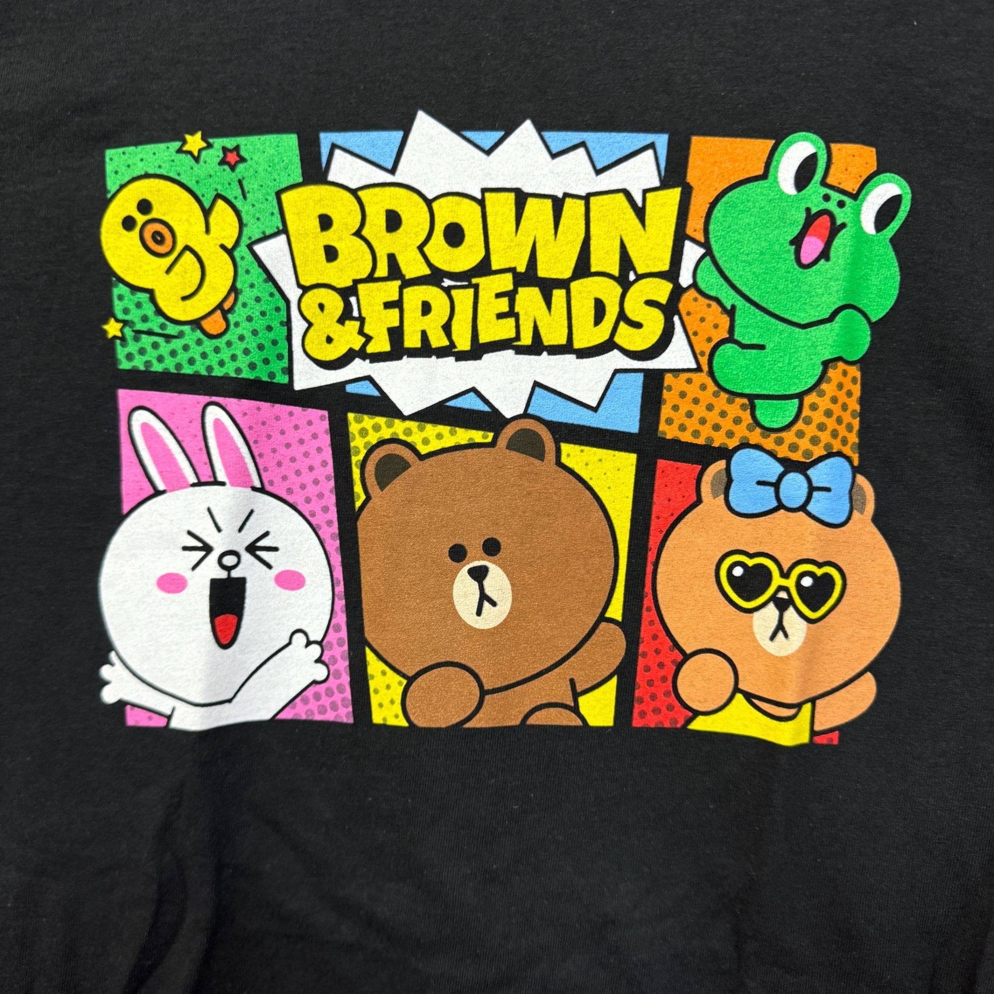 Ripple Junction Brown & Friends Kawaii TV Animated Series Line Friends Tee M Size US M / EU 48-50 / 2 - 2 Thumbnail