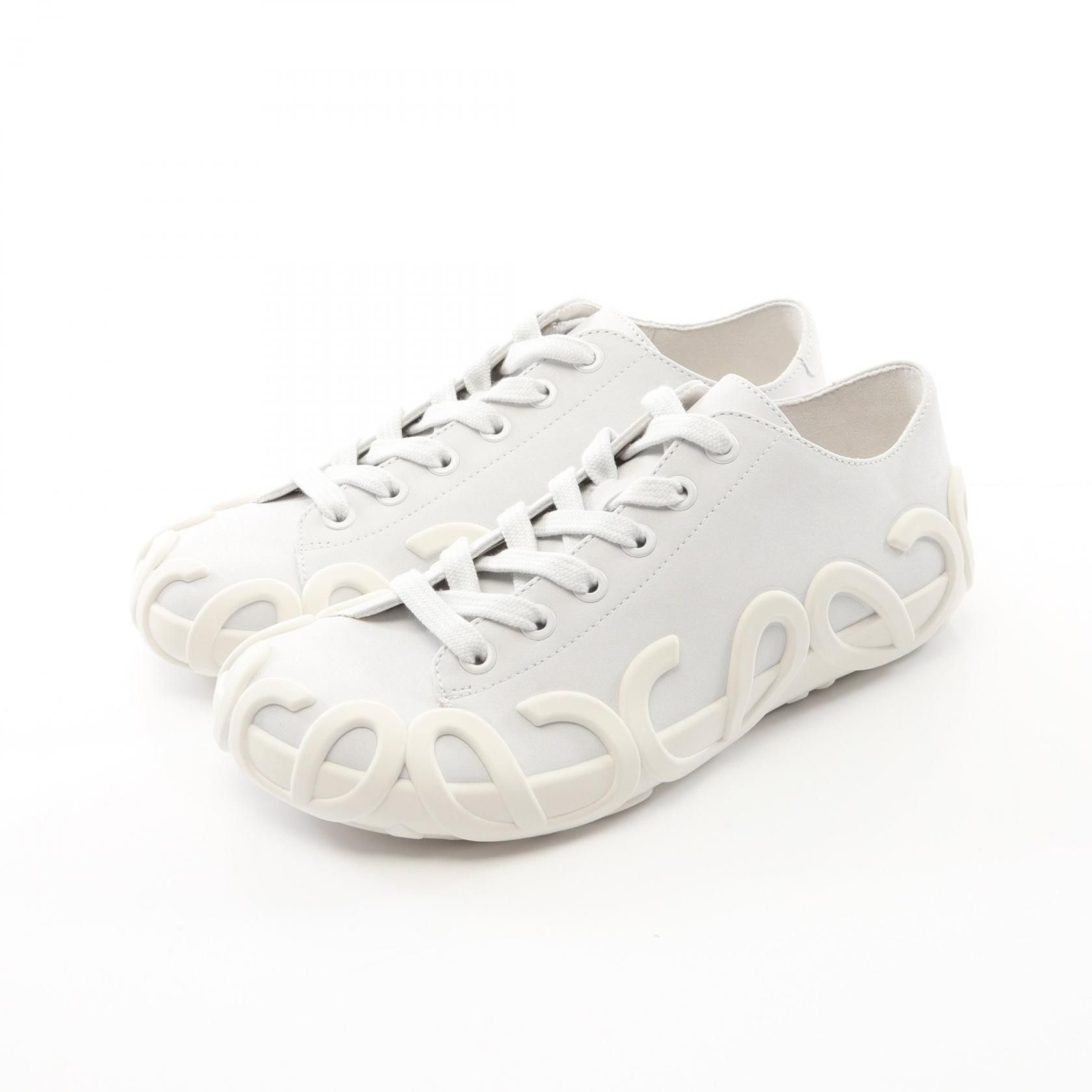 Loewe Loewe Rise Leather Sneakers Leather Shoes L814282X70107236 in White, Women's
