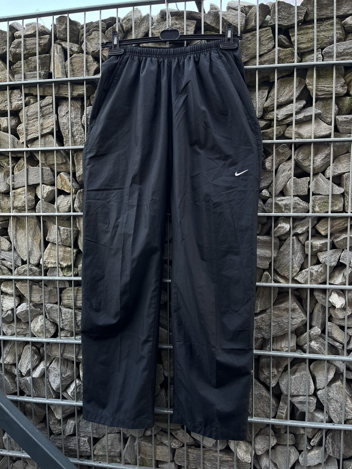 Nike × Vintage Nike Vintage Track Baggy Y2K Nylon Parachute Joggers Pants Size US 34 / EU 50 - 3 Thumbnail