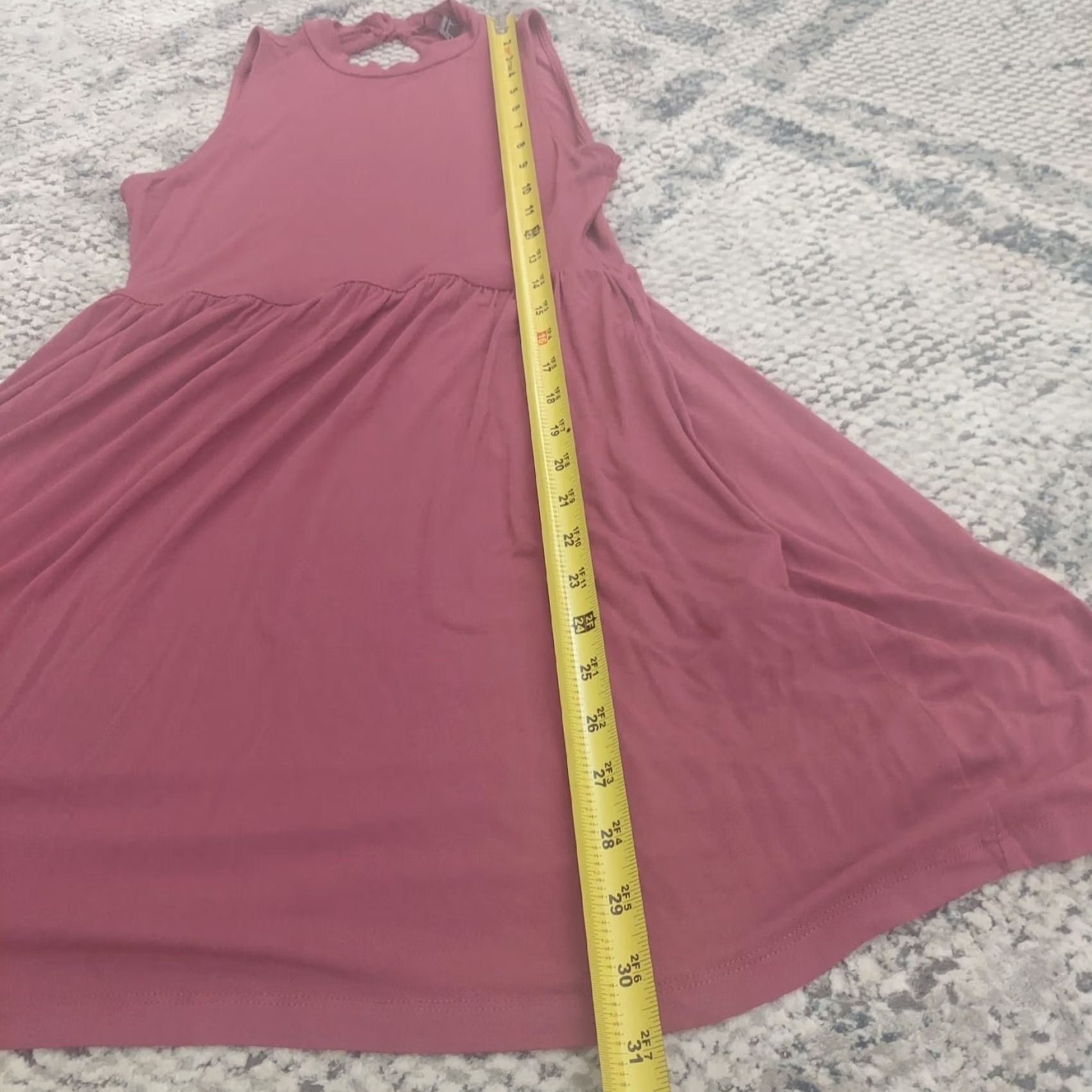 Forever 21 FOREVER 21 Dress Women's Fit & Flare Sleeveless Pink Long Size S Casual Party/Cocktail Travel Formal Spring Summer Dress Size S / US 4 / IT 40 - 6 Thumbnail