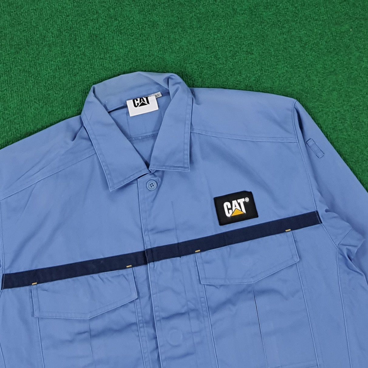 Caterpillar × Vintage Vintage CAT Caterpillar Workwear Jacket Size US M / EU 48-50 / 2 - 2 Thumbnail