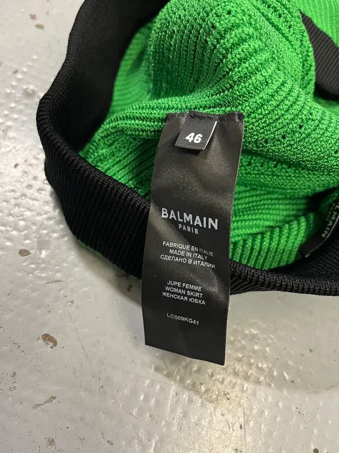 Balmain Balmain Green Buttoned Skirt Size 27" / US 4 / IT 40 - 10 Thumbnail