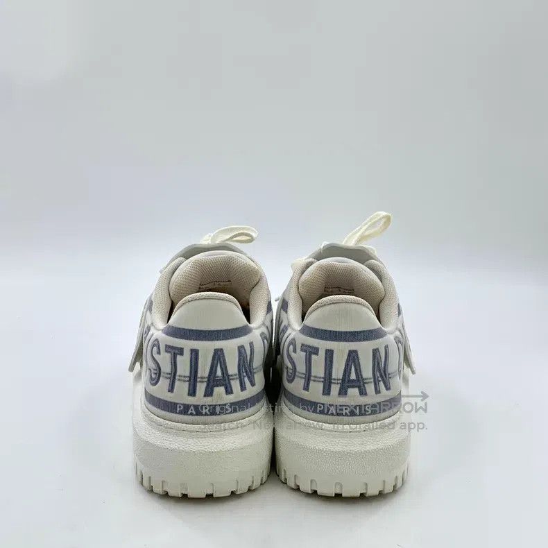Dior Dior White logo letter print lace-up casual board shoes sh Size US 4 / IT 34 - 4 Thumbnail
