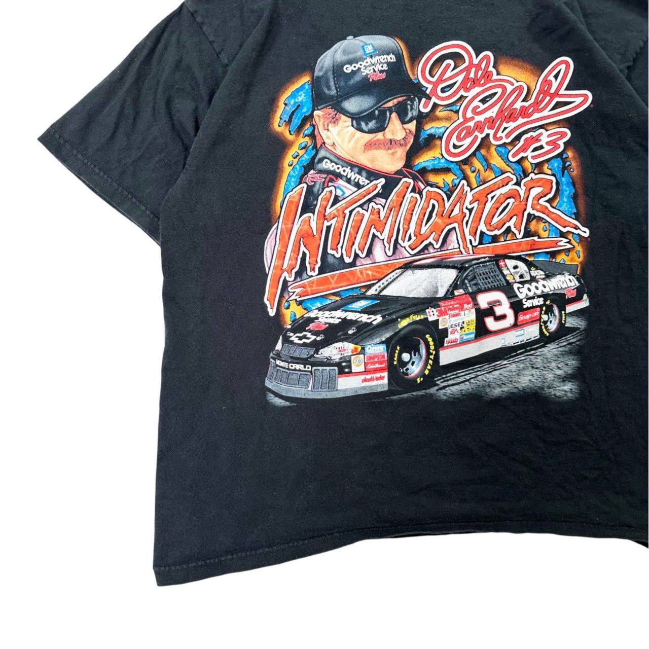 Vintage Vintage 90s Rare NASCAR Dale Earnhardt Intimidator Graphic Size US XL / EU 56 / 4 - 3 Thumbnail