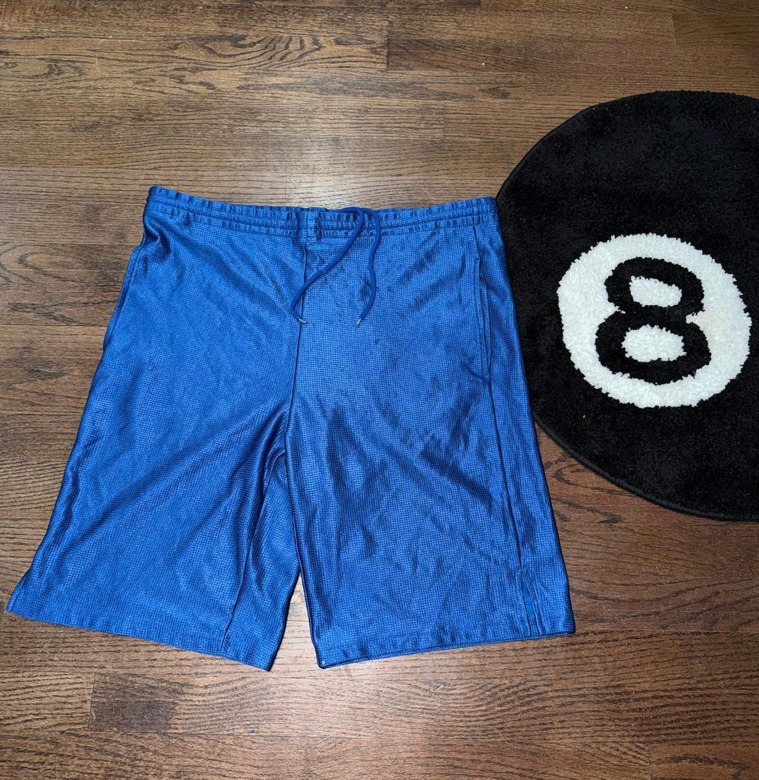 Champion Champs Royal Blue Shimmer Dazzle Hoop Shorts Mens MD Y2K 90s Size US 32 / EU 48 - 1 Thumbnail