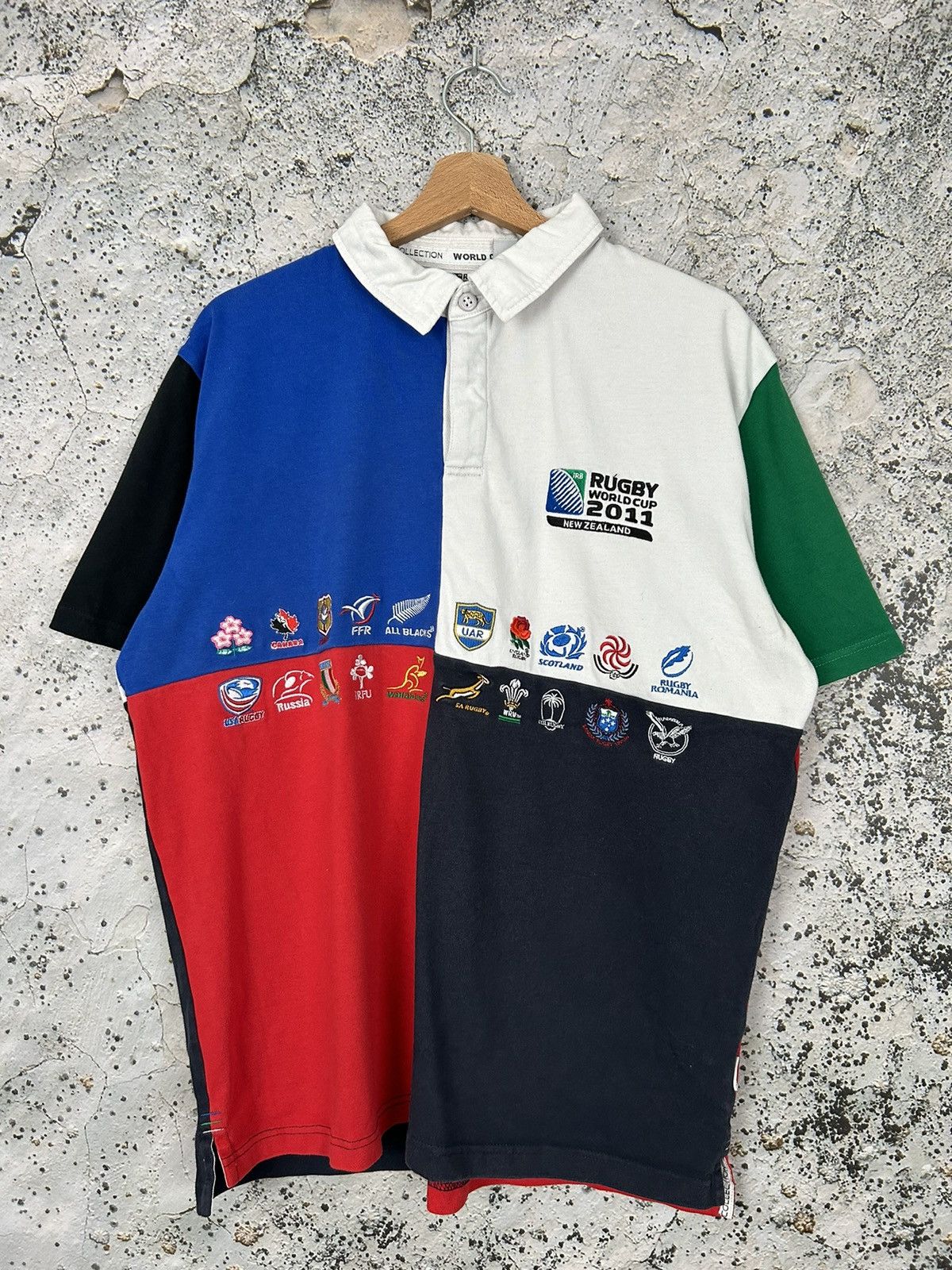 Vintage Vintage Rugby Jersey Polo Sportswear Streetwear Rare Size US XL / EU 56 / 4 - 1 Thumbnail