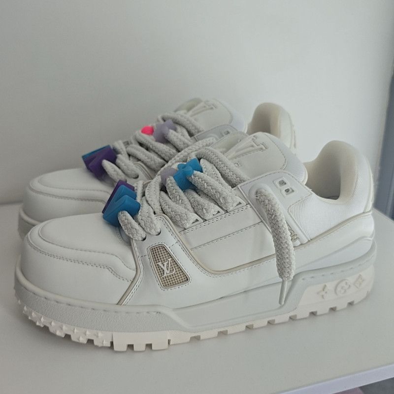 Louis Vuitton Louis Vuitton Trainer Maxi Low-Top Fashion Sneakers 0079 Size US 9.5 / EU 42-43 - 1 Thumbnail
