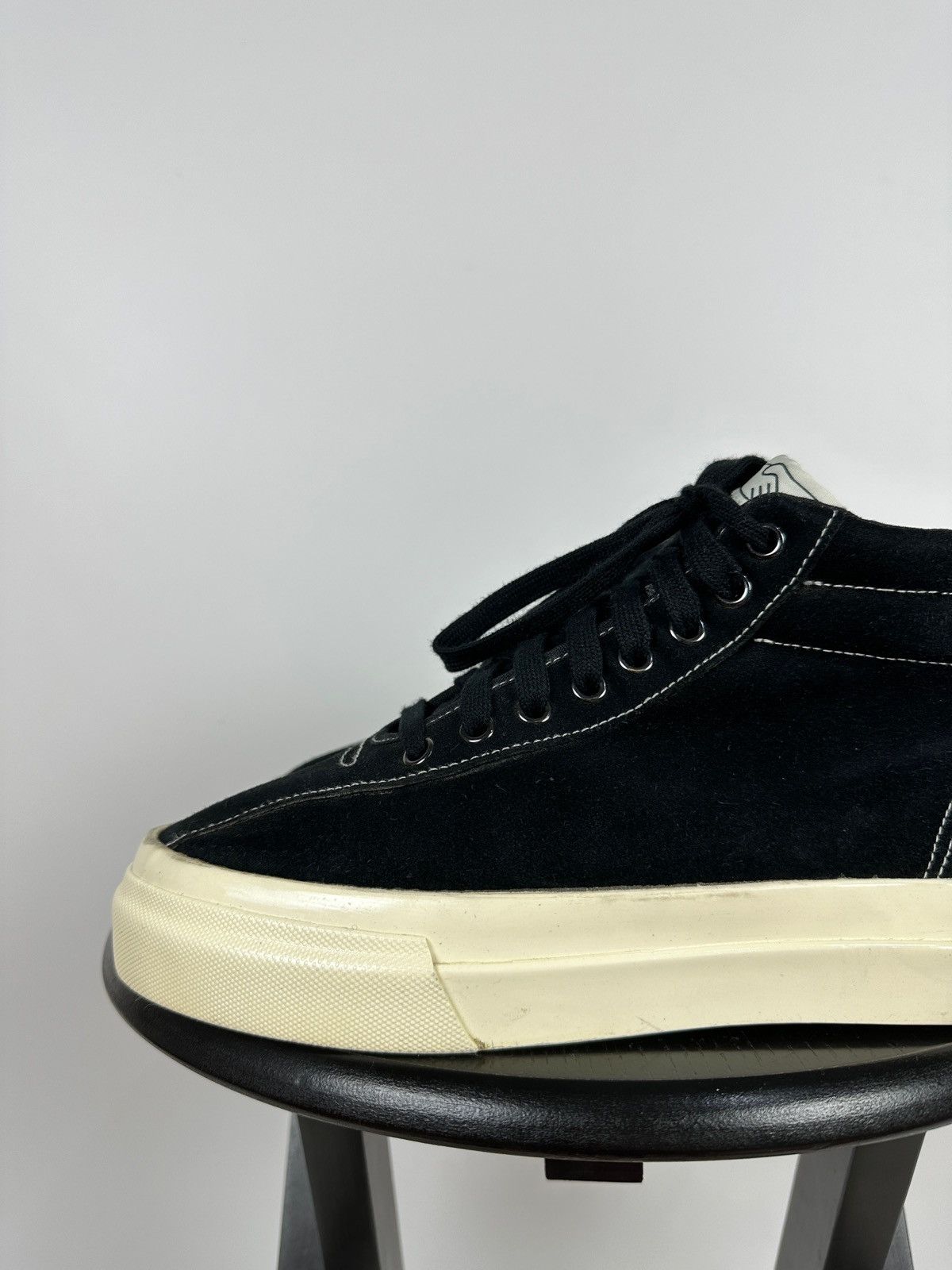 Stepney Workers Club Stepney Workers Club Black Suede Hi-Top Sneakers Size US 7 / EU 40 - 13 Thumbnail